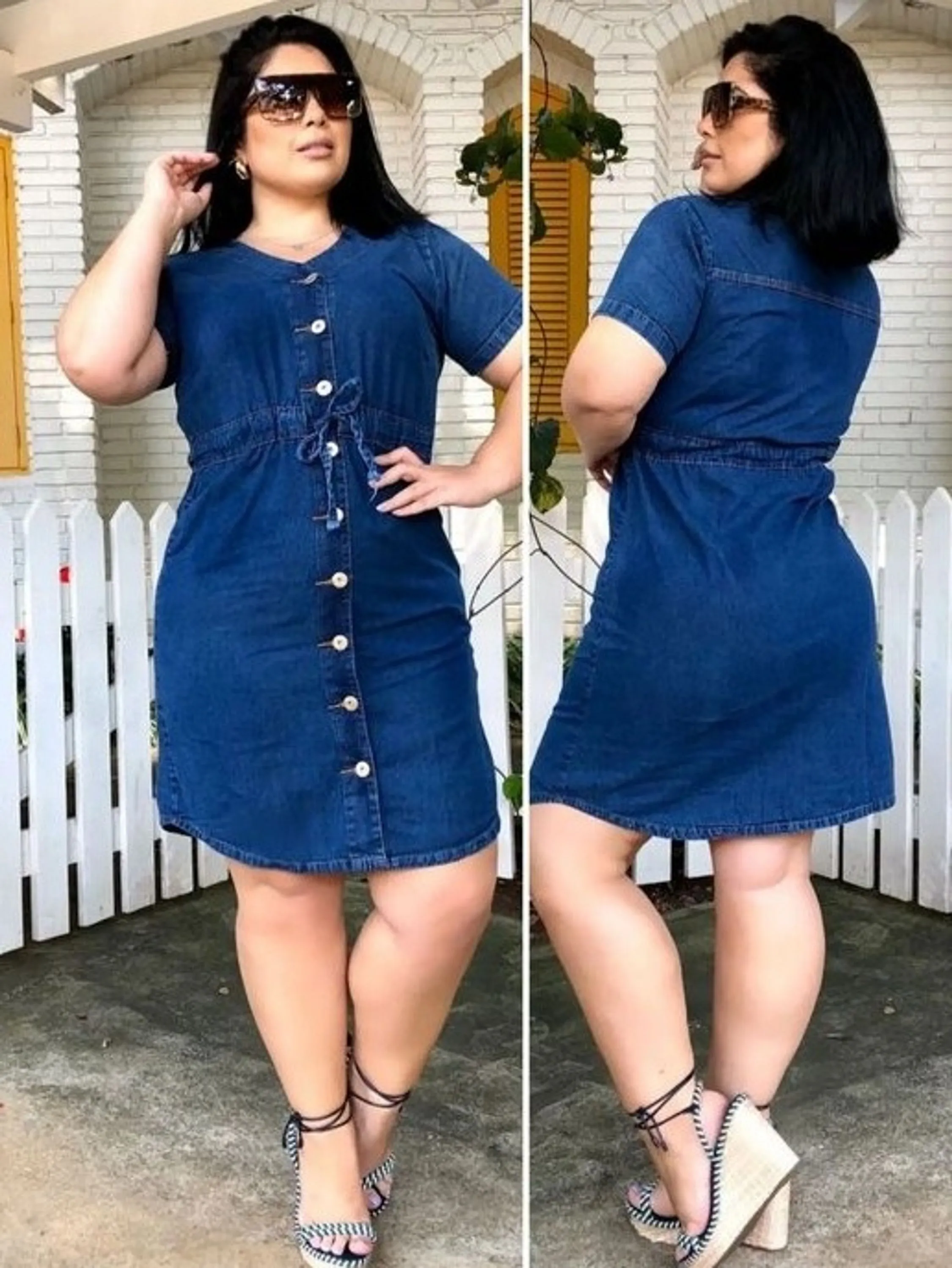 Vestido Plus Size Jeans ⭐⭐