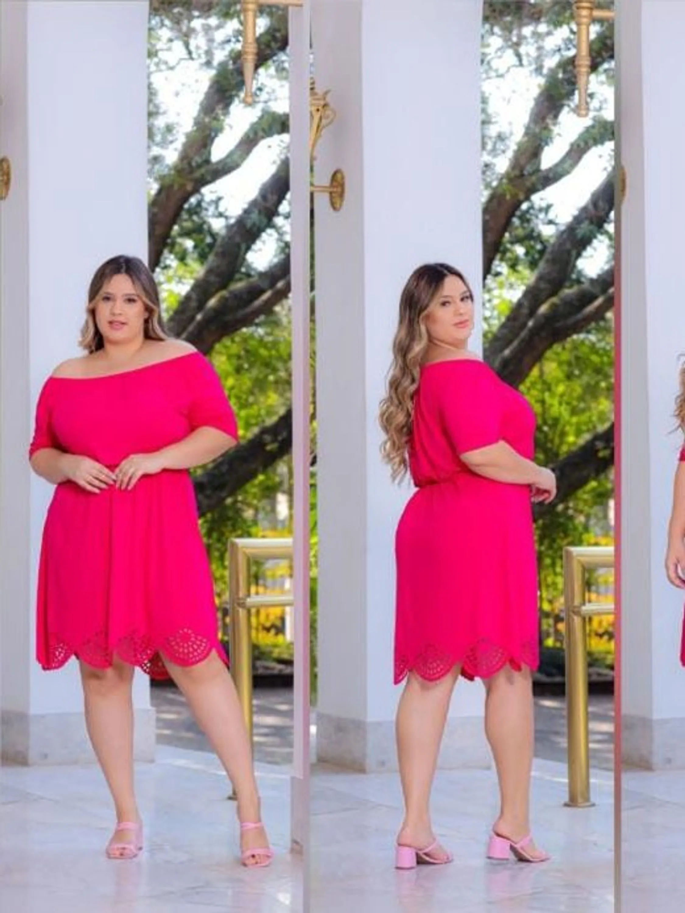 Vestido Plus Size em Viscolaycra ⭐