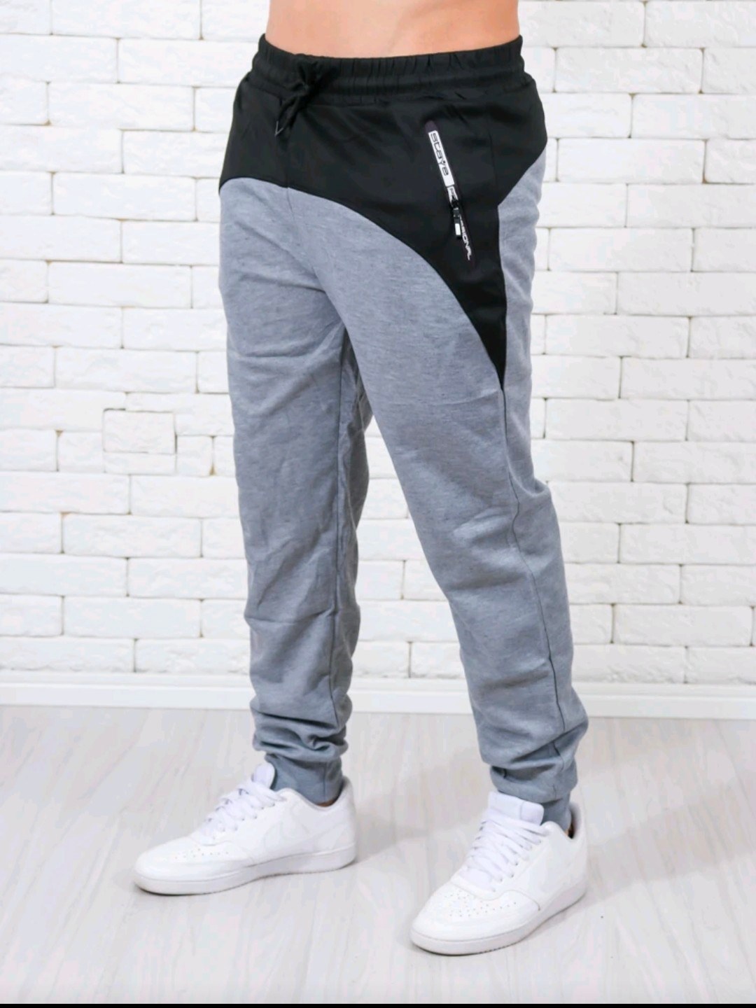 Calça moletom masculinas /Bolsos com ziper
