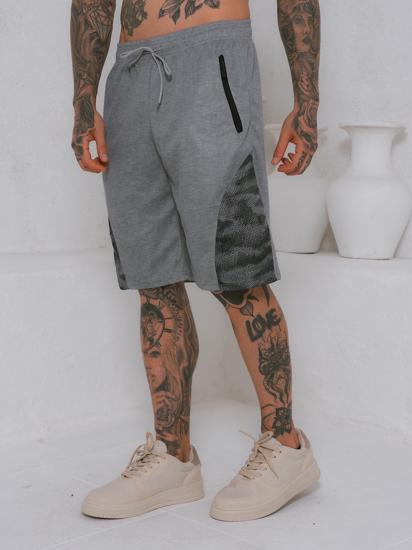 Bermuda  moletom masculina  Y-527