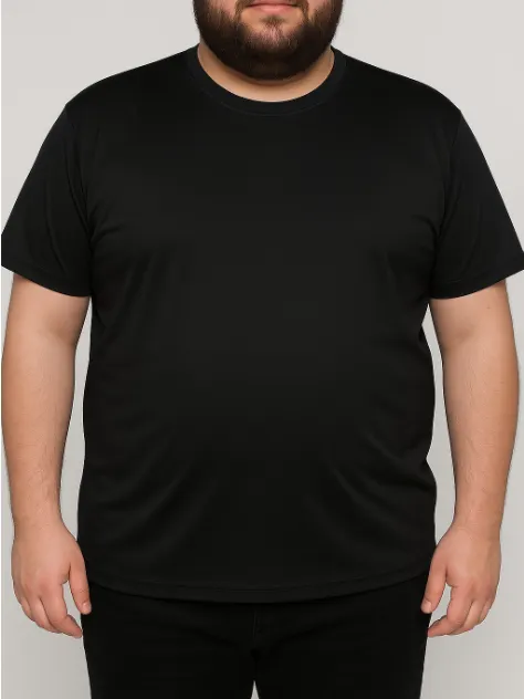 Kit 12 Camisetas Poliéster Plus Size