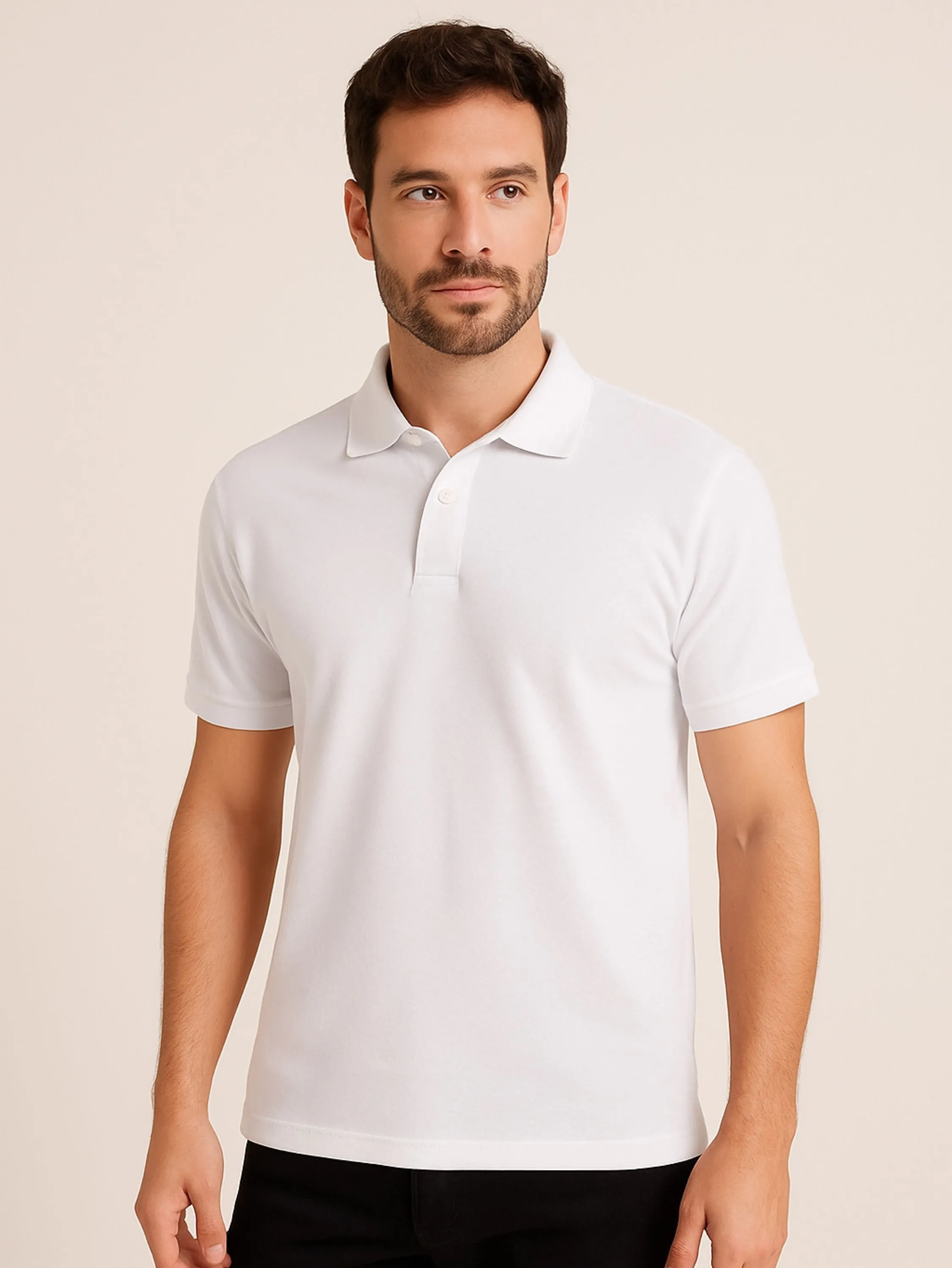 KIT 14 Polos Piquet Masculina