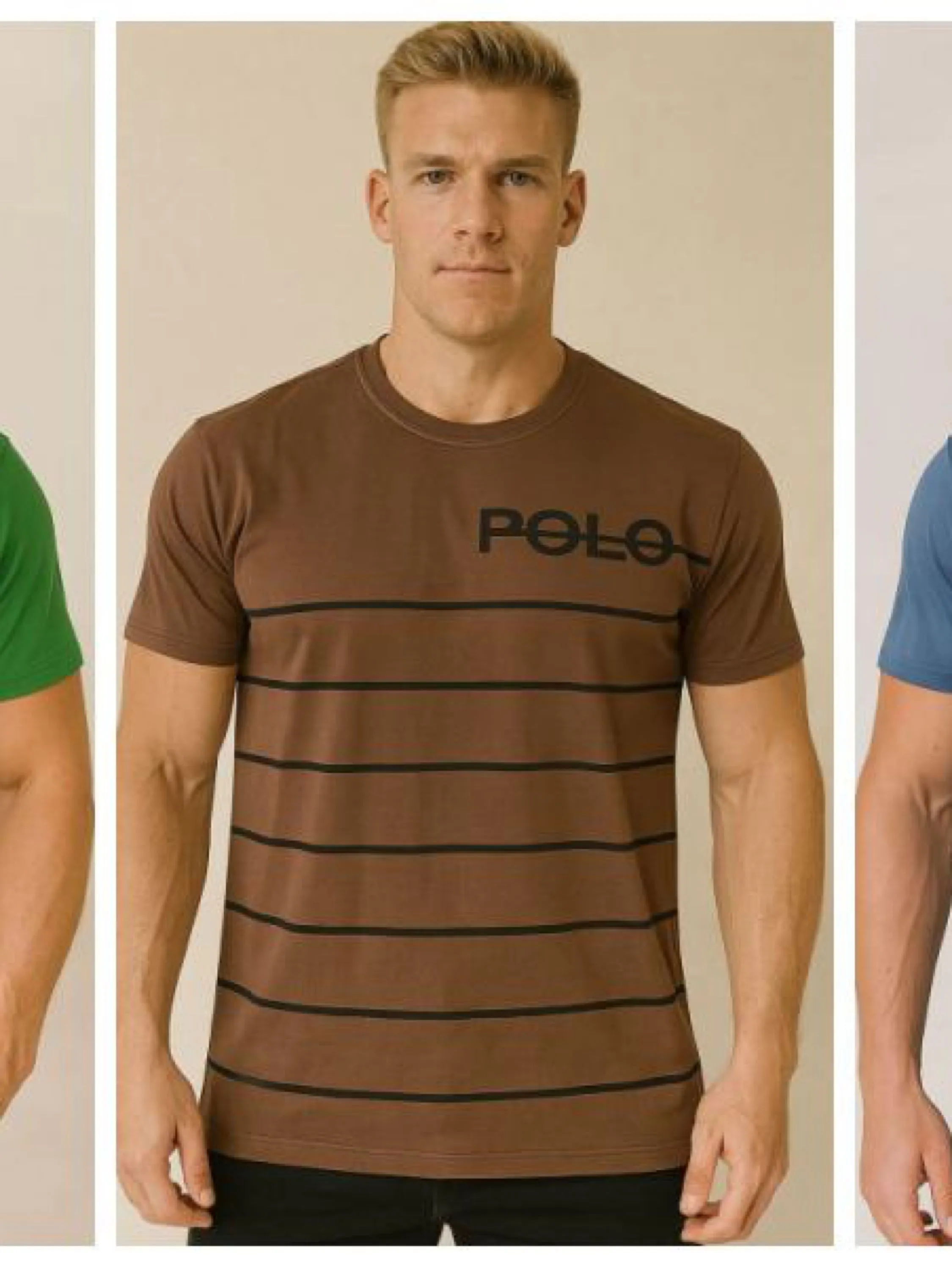 Kit 12 Camisetas Listrada Algodão