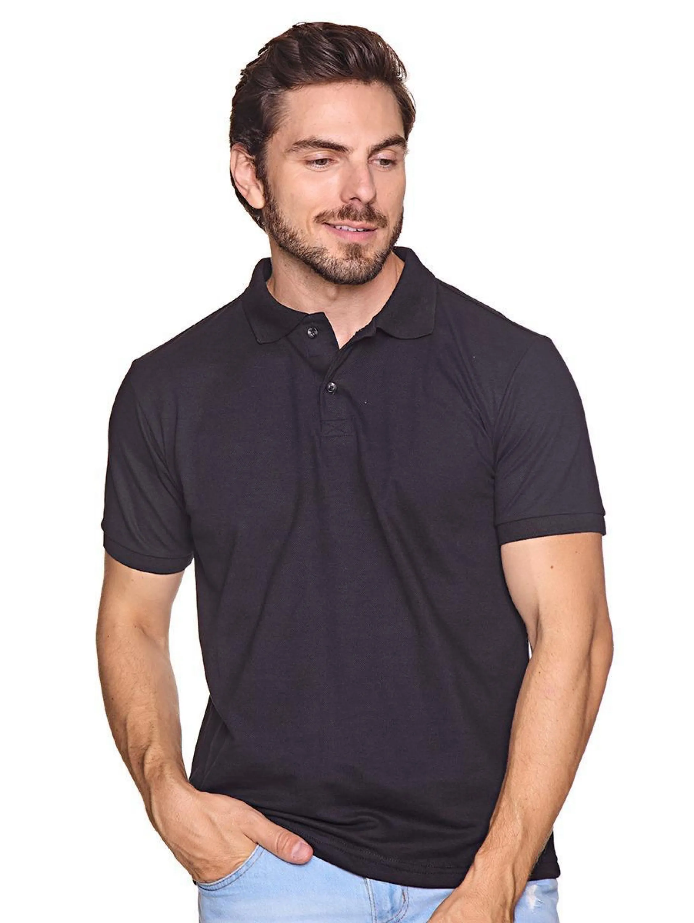 Kit 14 Polos Piquet Masculina Versátil