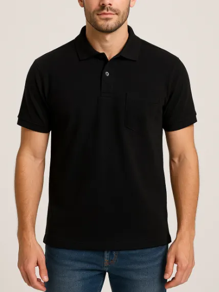 Kit 12 Polos Piquet Masculino Lisa