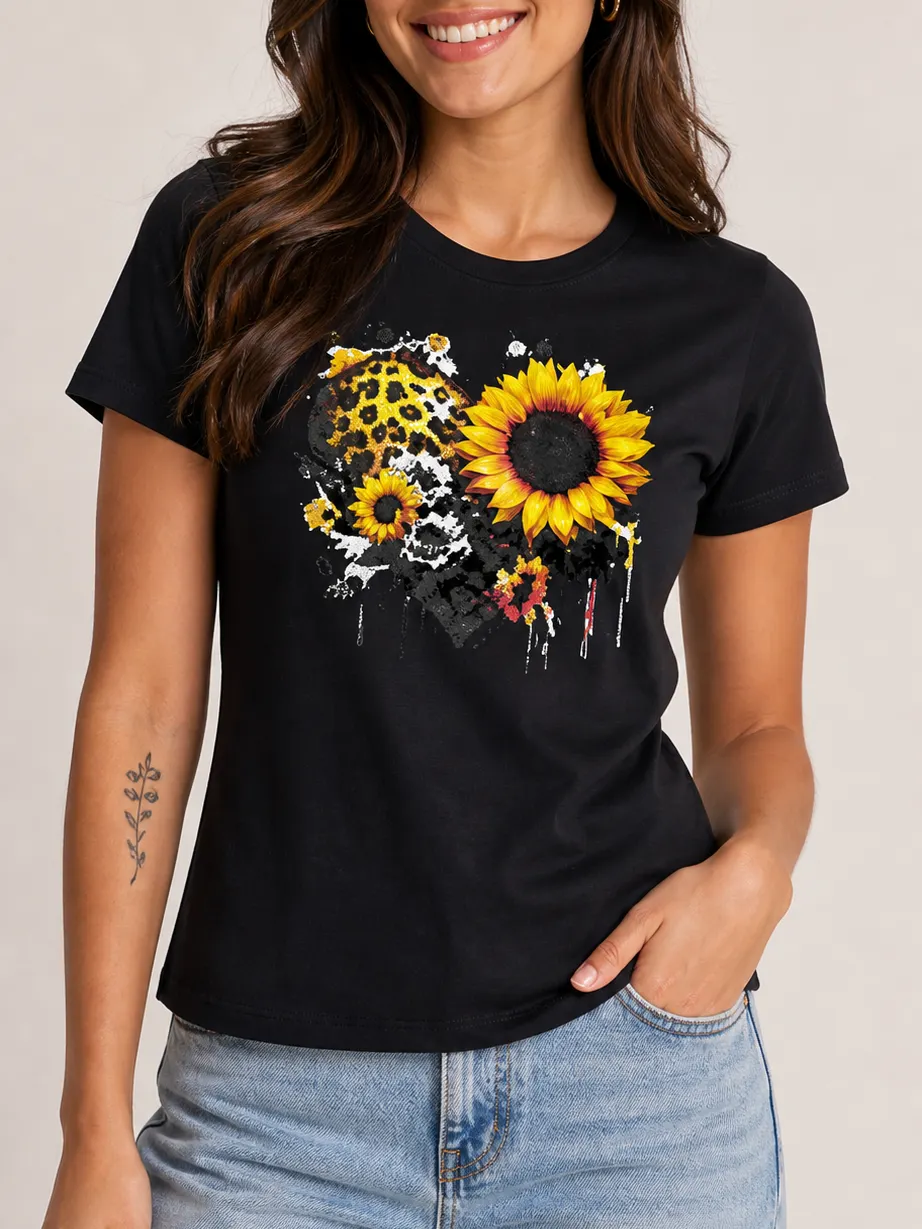 Kit 10 Baby Look Fem Estampada Viscolycra