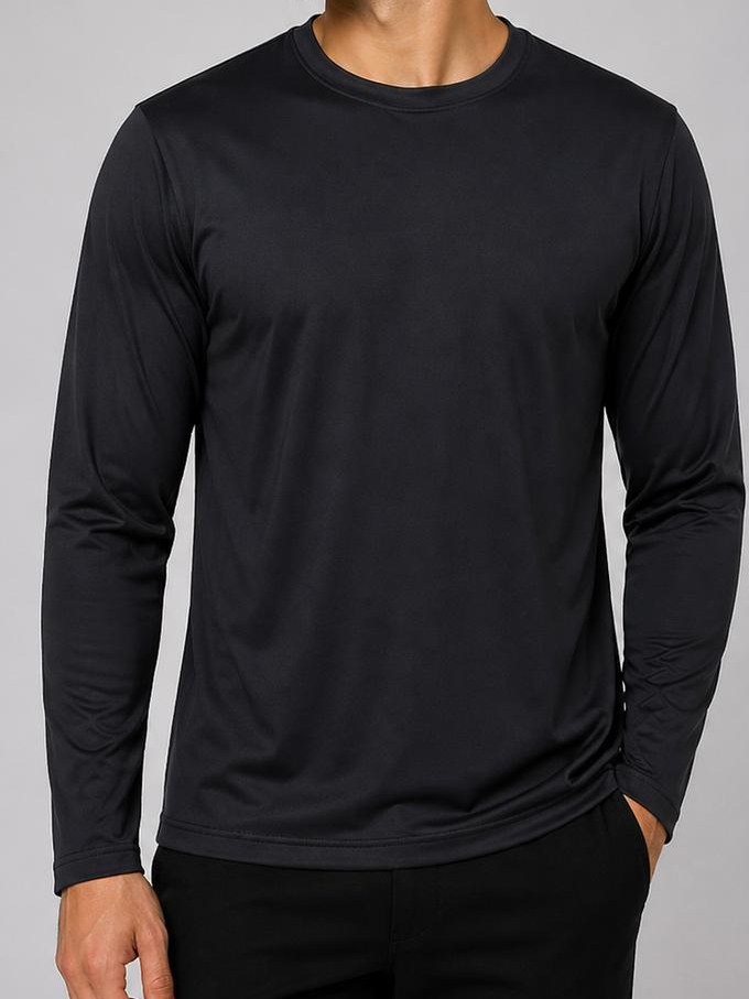 Kit 12 Camiseta Manga Longa Poliéster