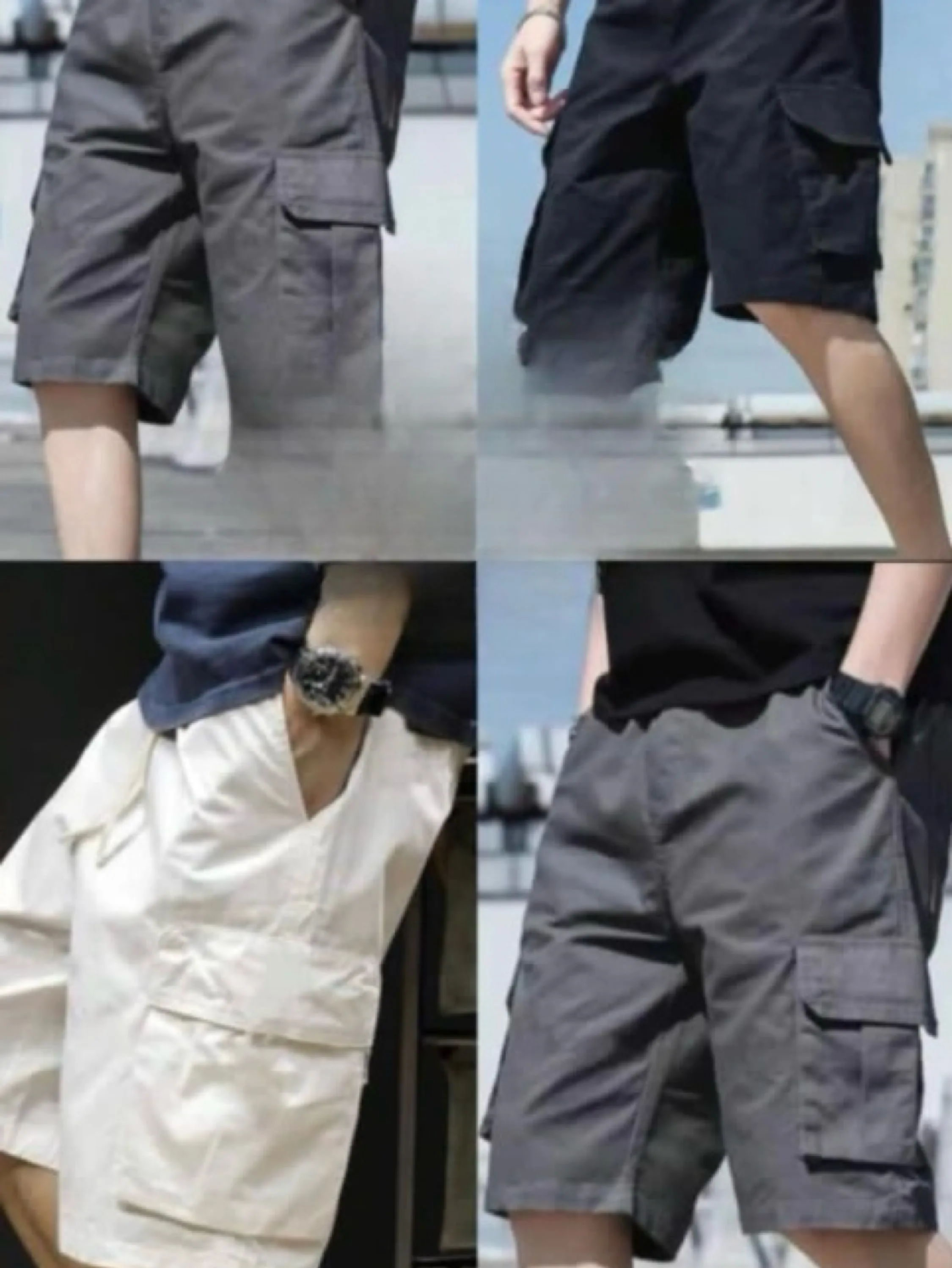 Kit 10 Bermuda Brim Masculina