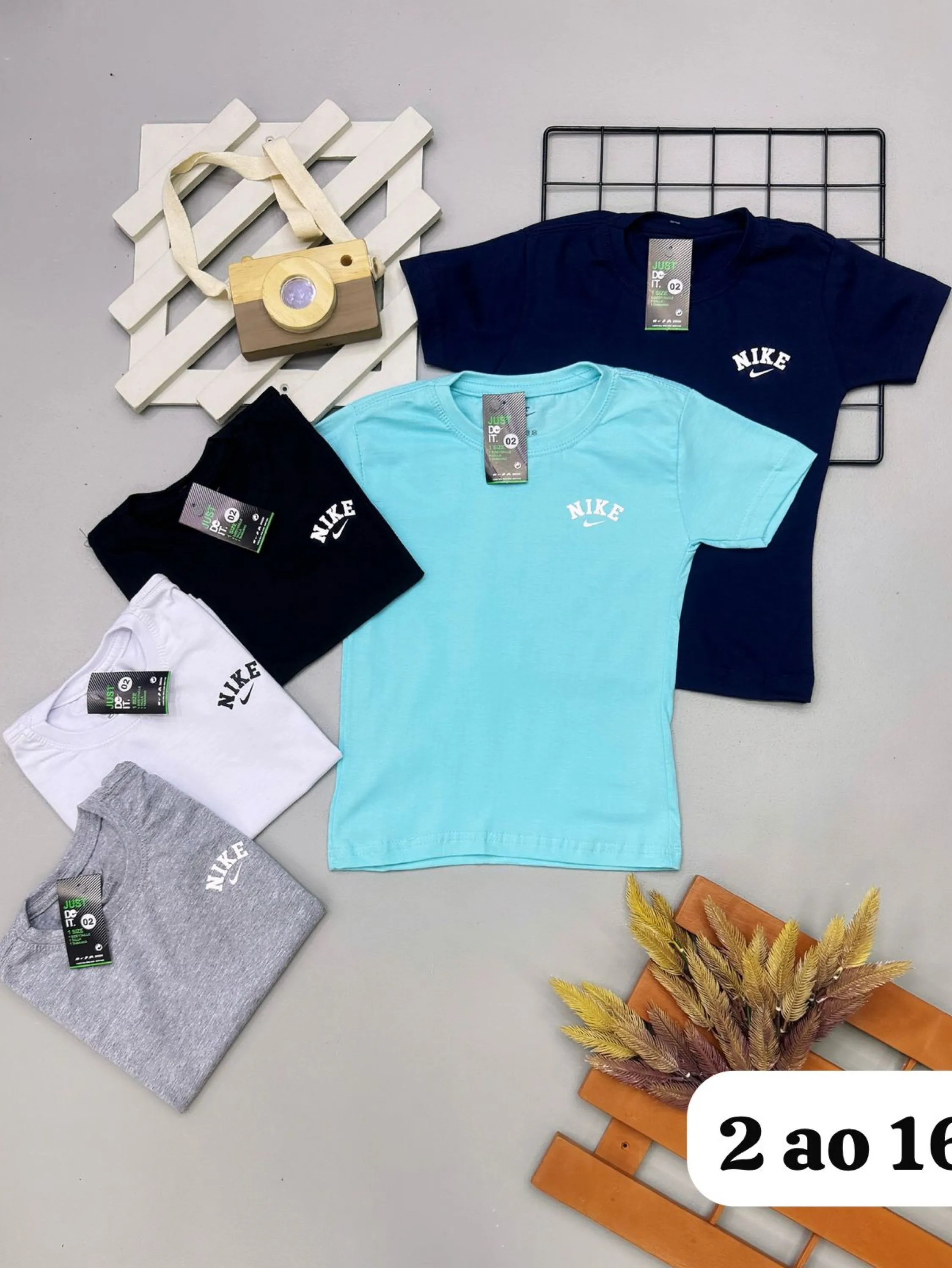 Camiseta nike 100% algodão infantil /juvenil