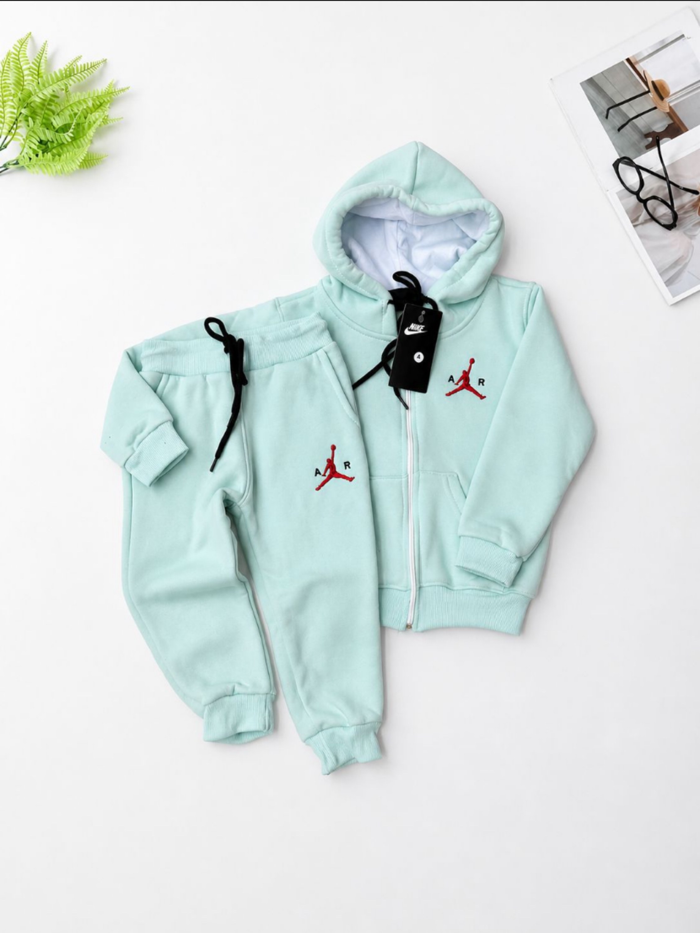 Conjunto de moletom Jordan infantil/juvenil