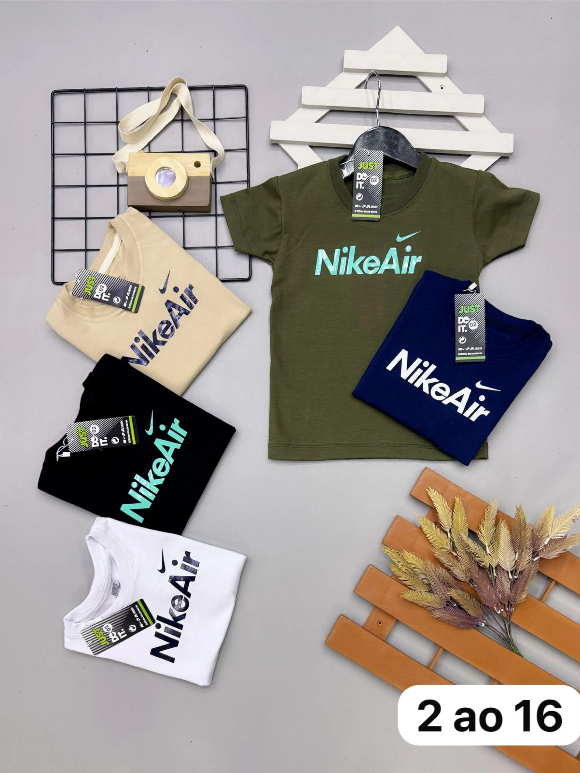 Camiseta Nike infantil/juvenil malha peruana