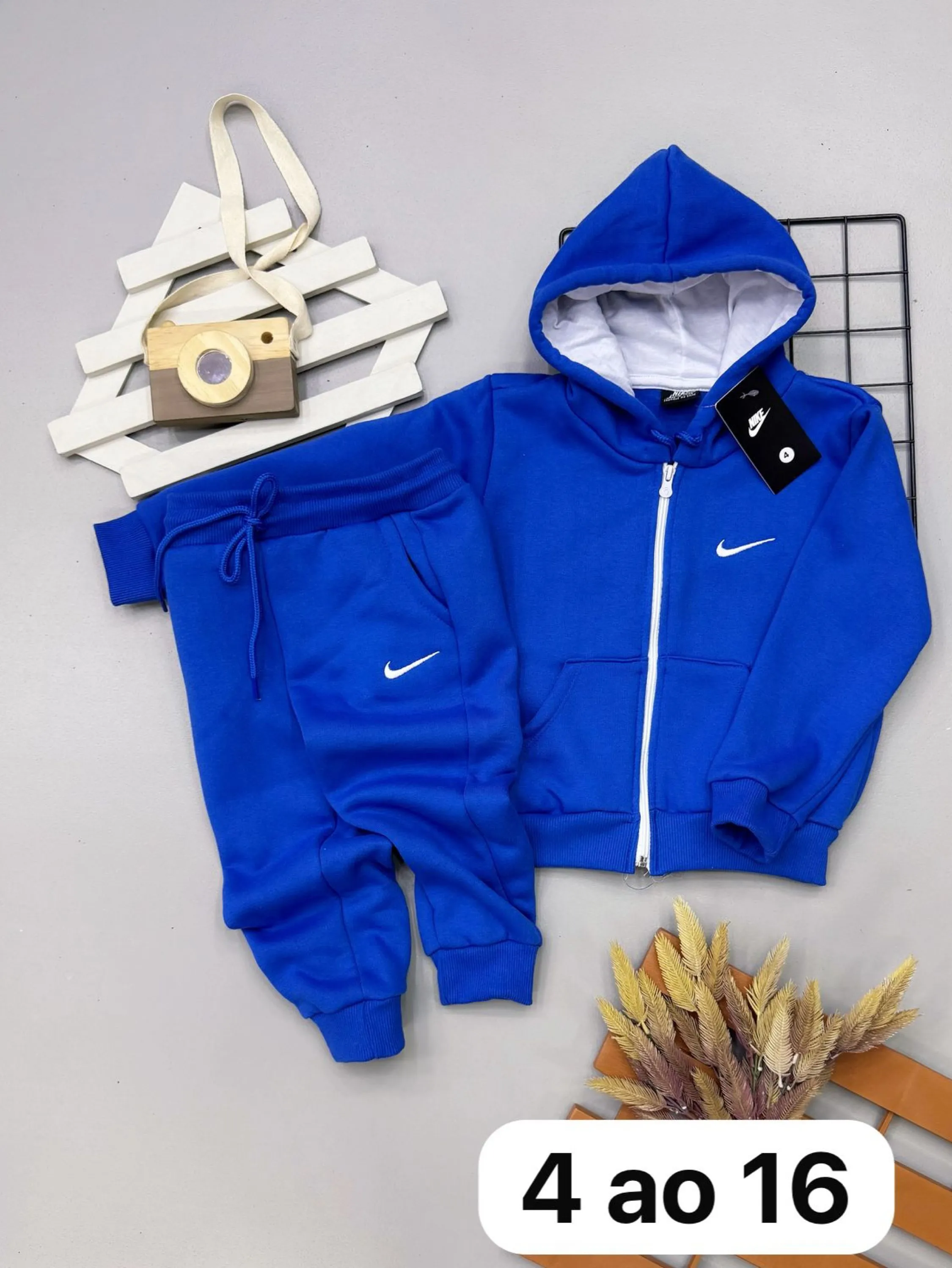 Conjunto de moletom Nike 3 cabos infantil/juvenil
