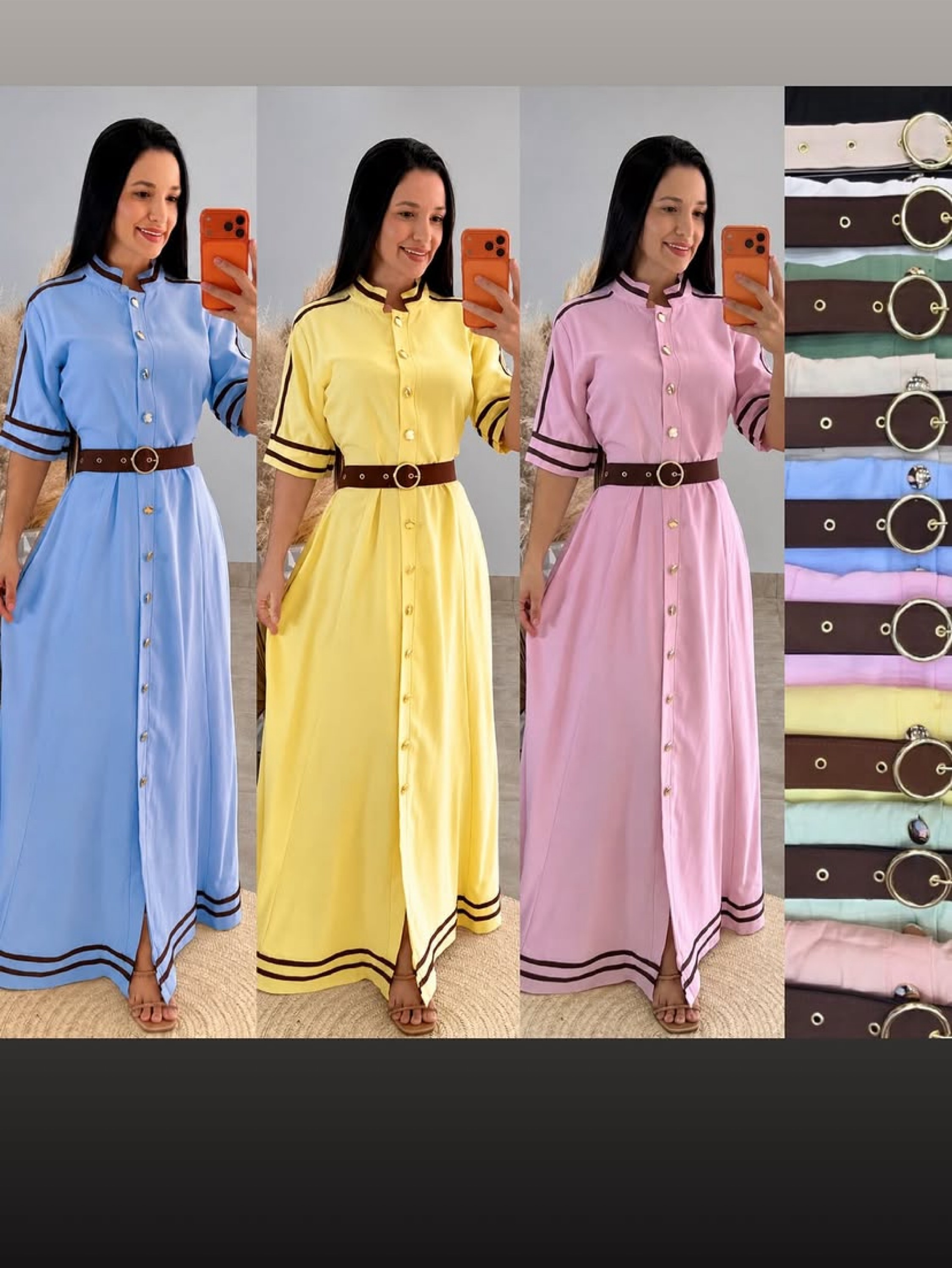 Vestido Chamise longo