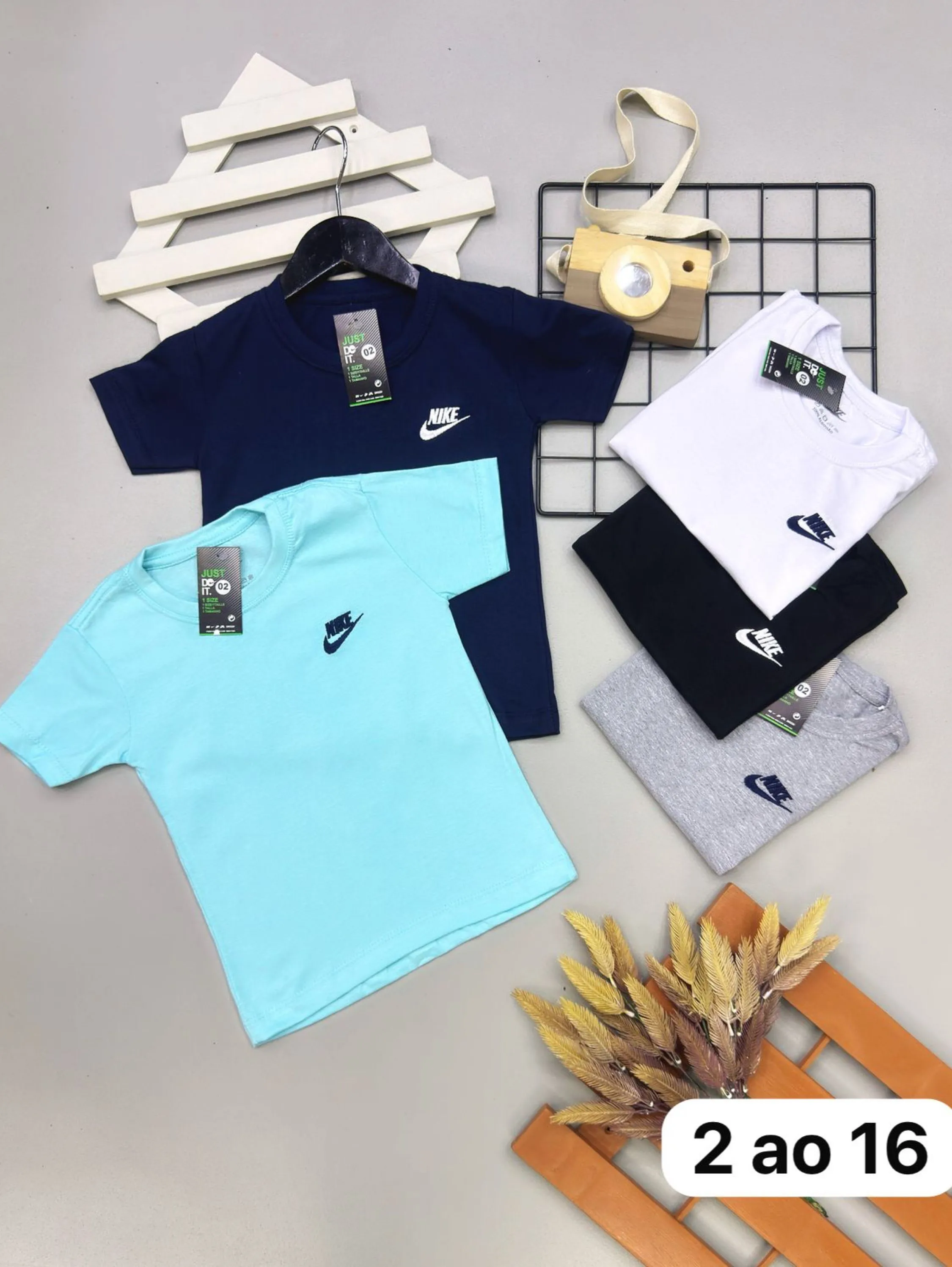 Camiseta Nike infantil/juvenil 100% algodao