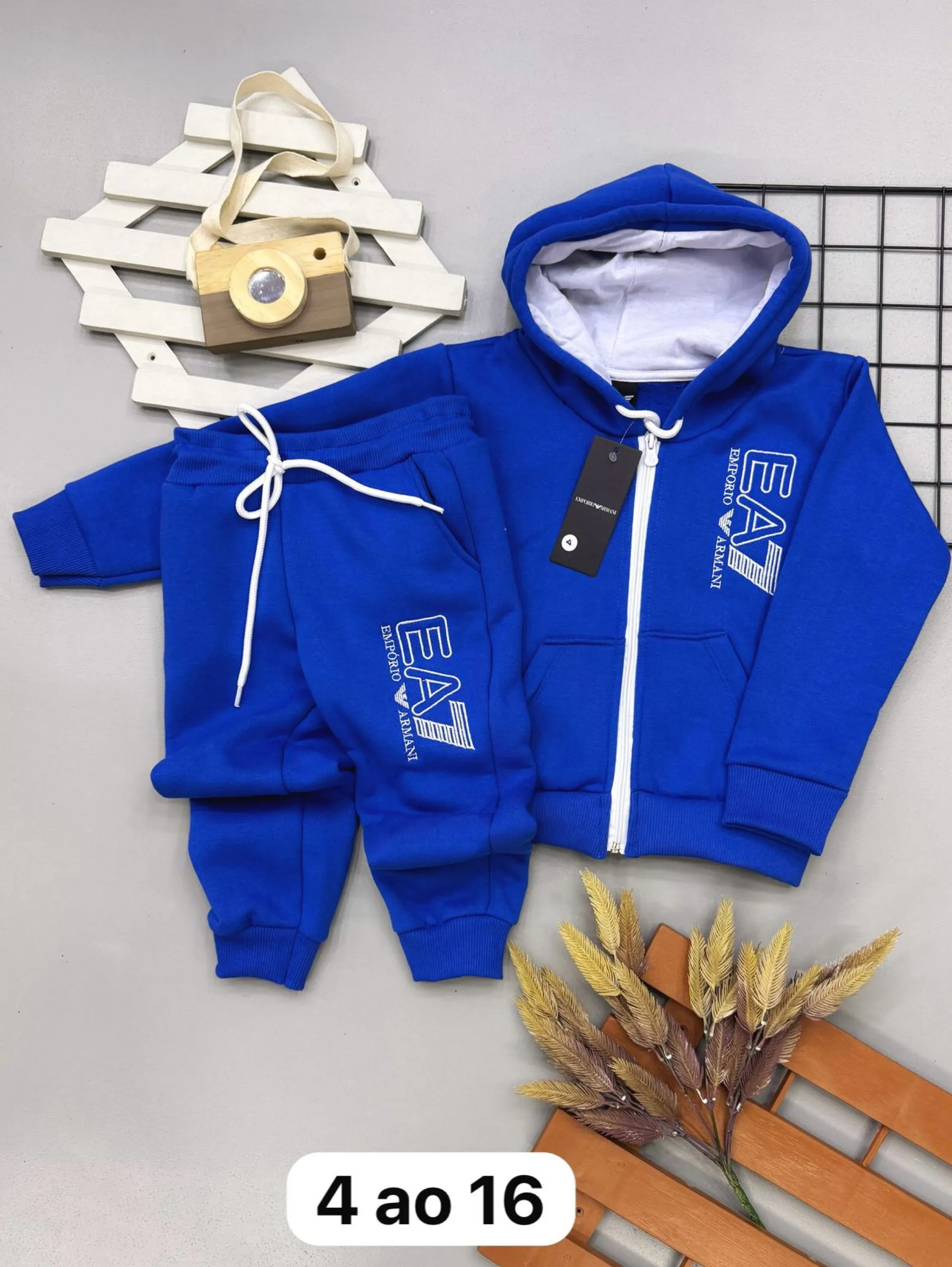 Conjunto moletom 3 cabos infantil/juvenil
