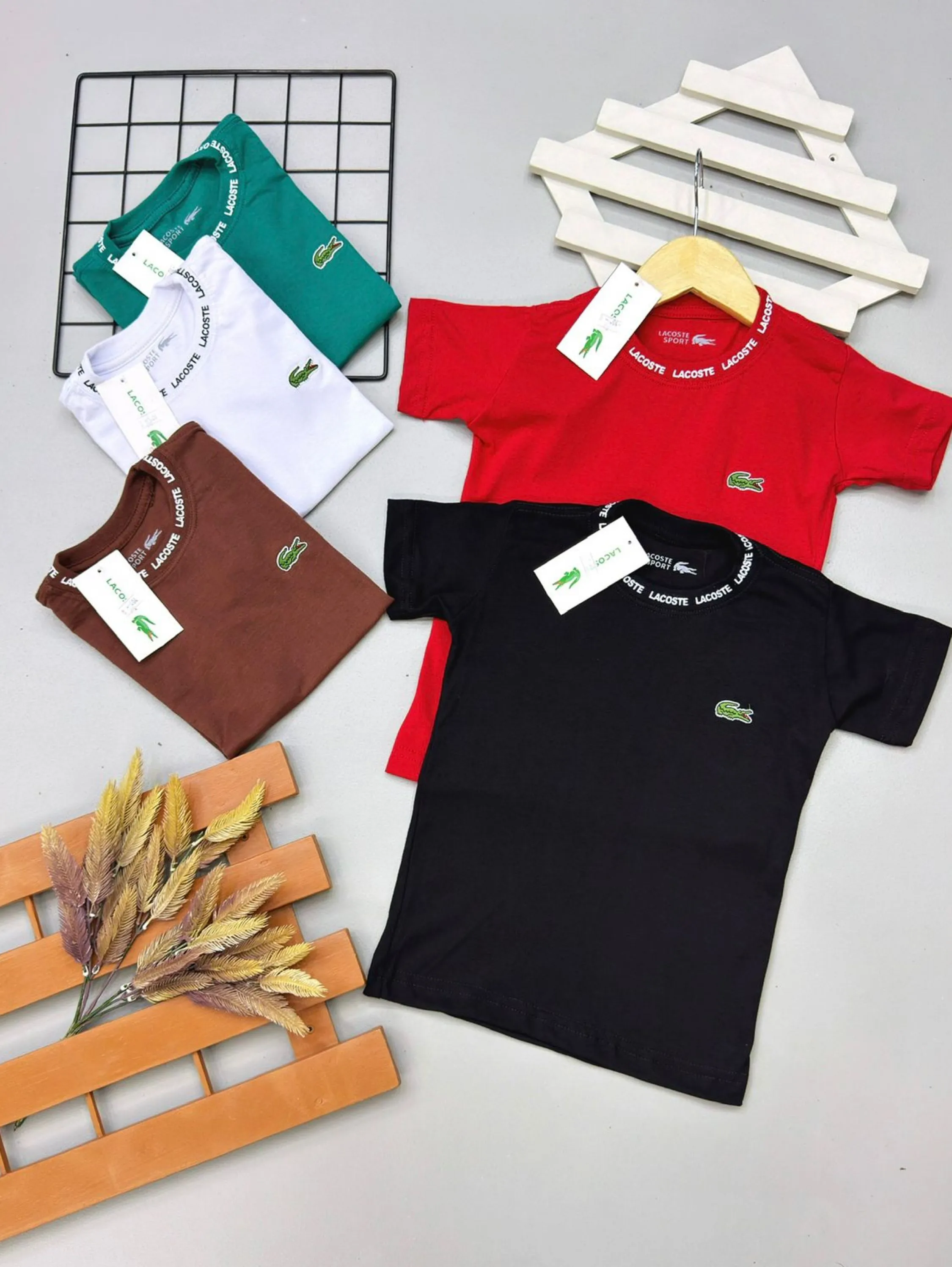 Camiseta Lacoste manga curta infantil /juvejil