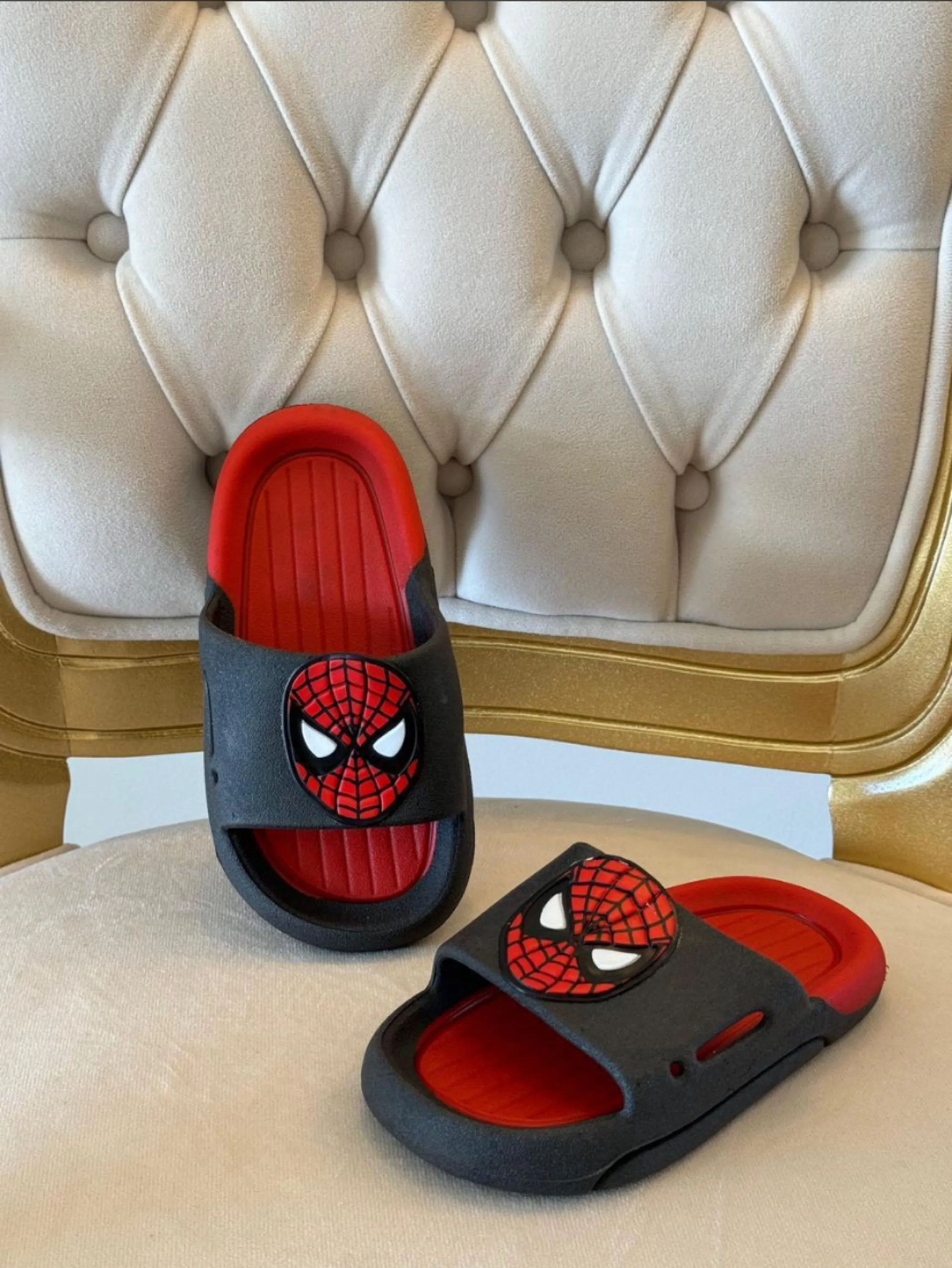 Chinelo slide infantil homem aranha