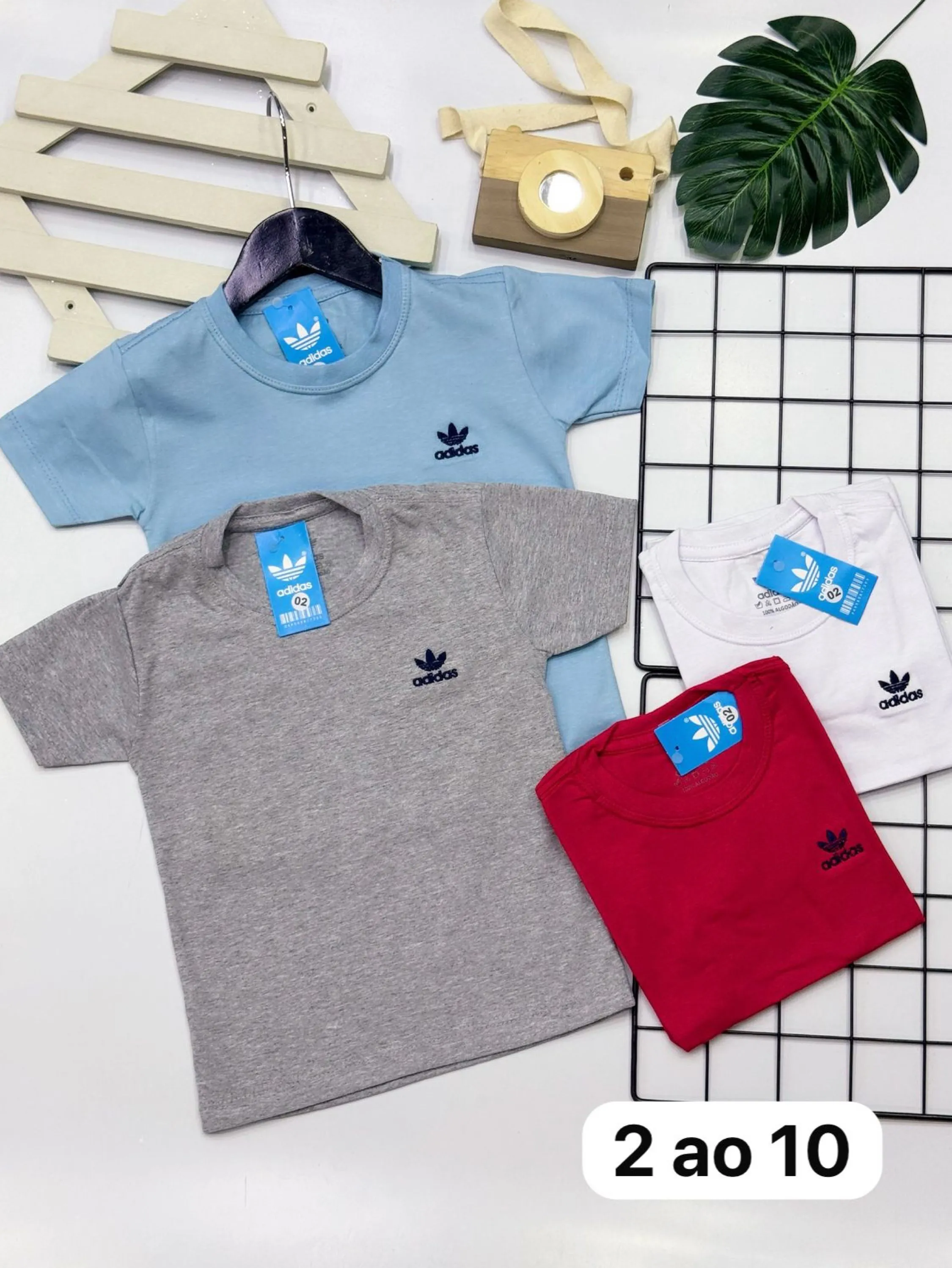 Camiseta Adidas infantil/juvenil 100%algidao