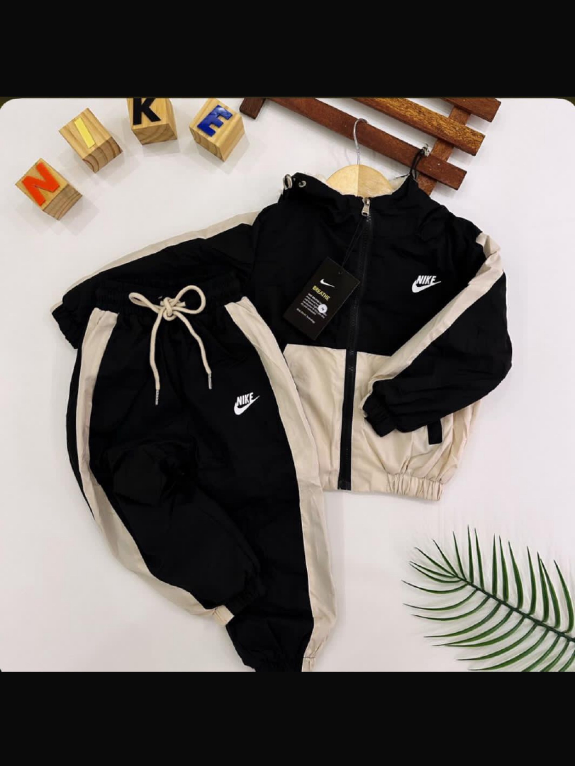 Conjunto de tactel peluciado Nike infantil /juvenil