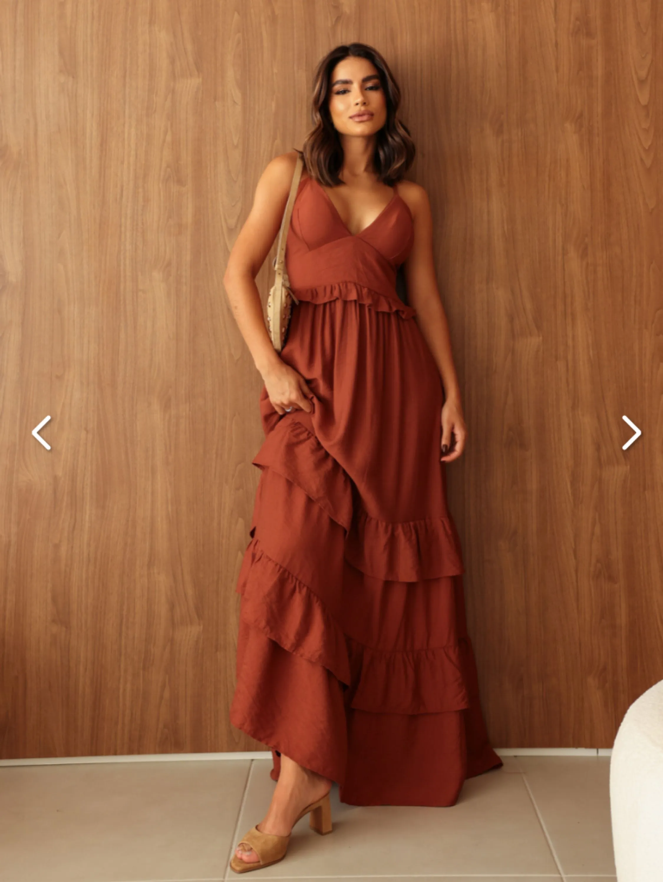 Vestido longo tecido viscolinho veste até 50