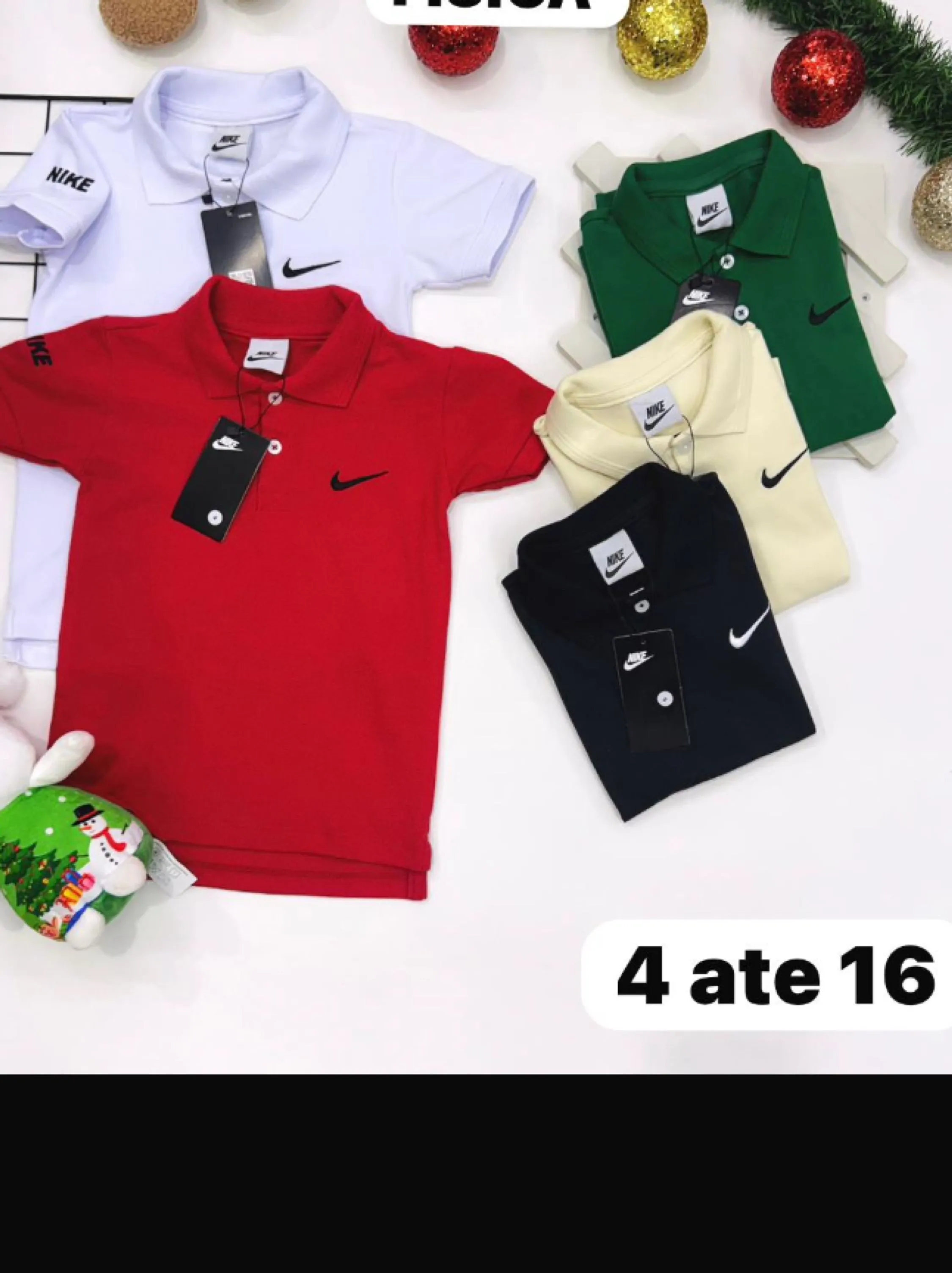 Camiseta Polo nike infantil/juvenil