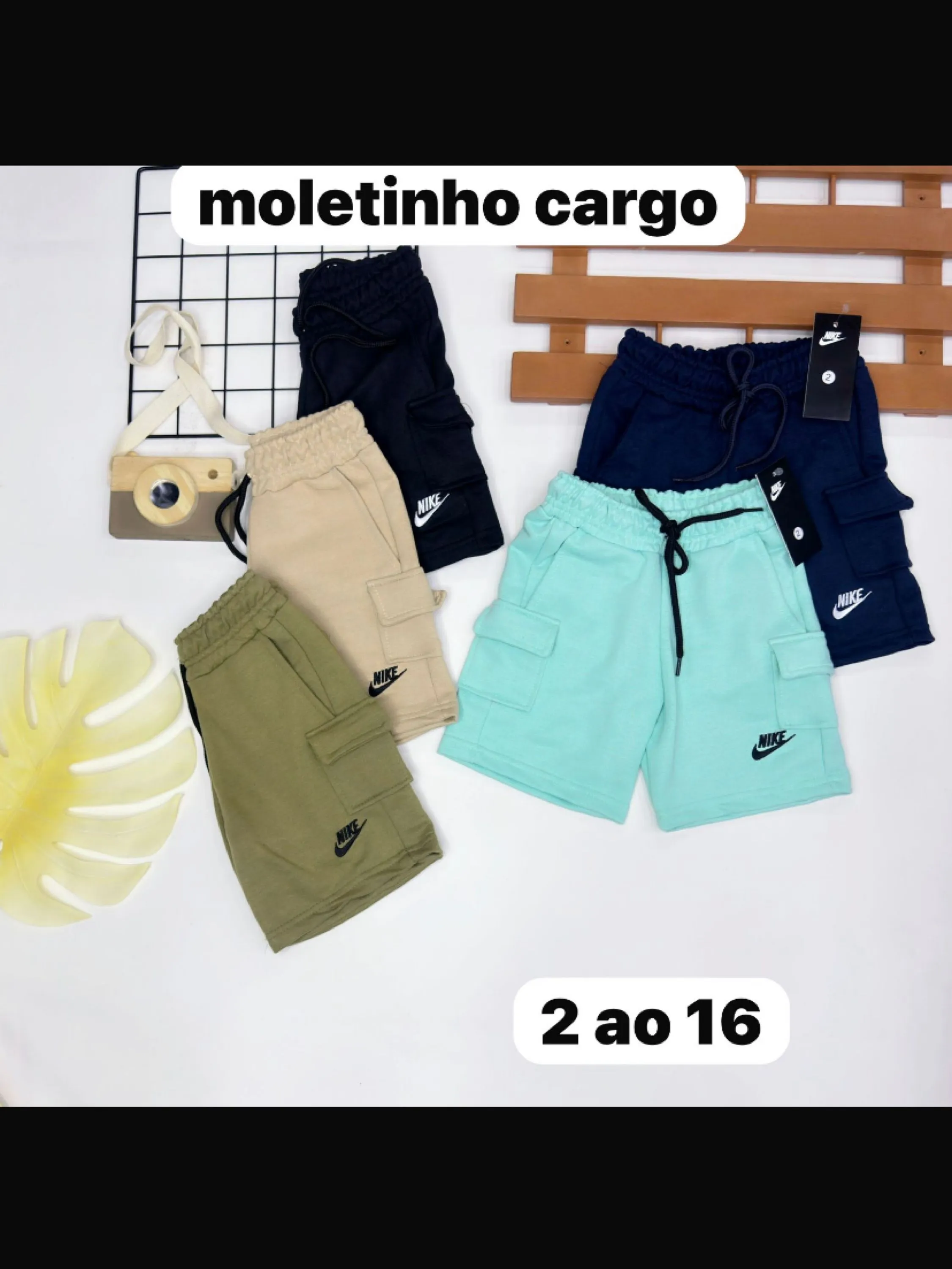 Bermuda Cargo nike infantil/juvenil