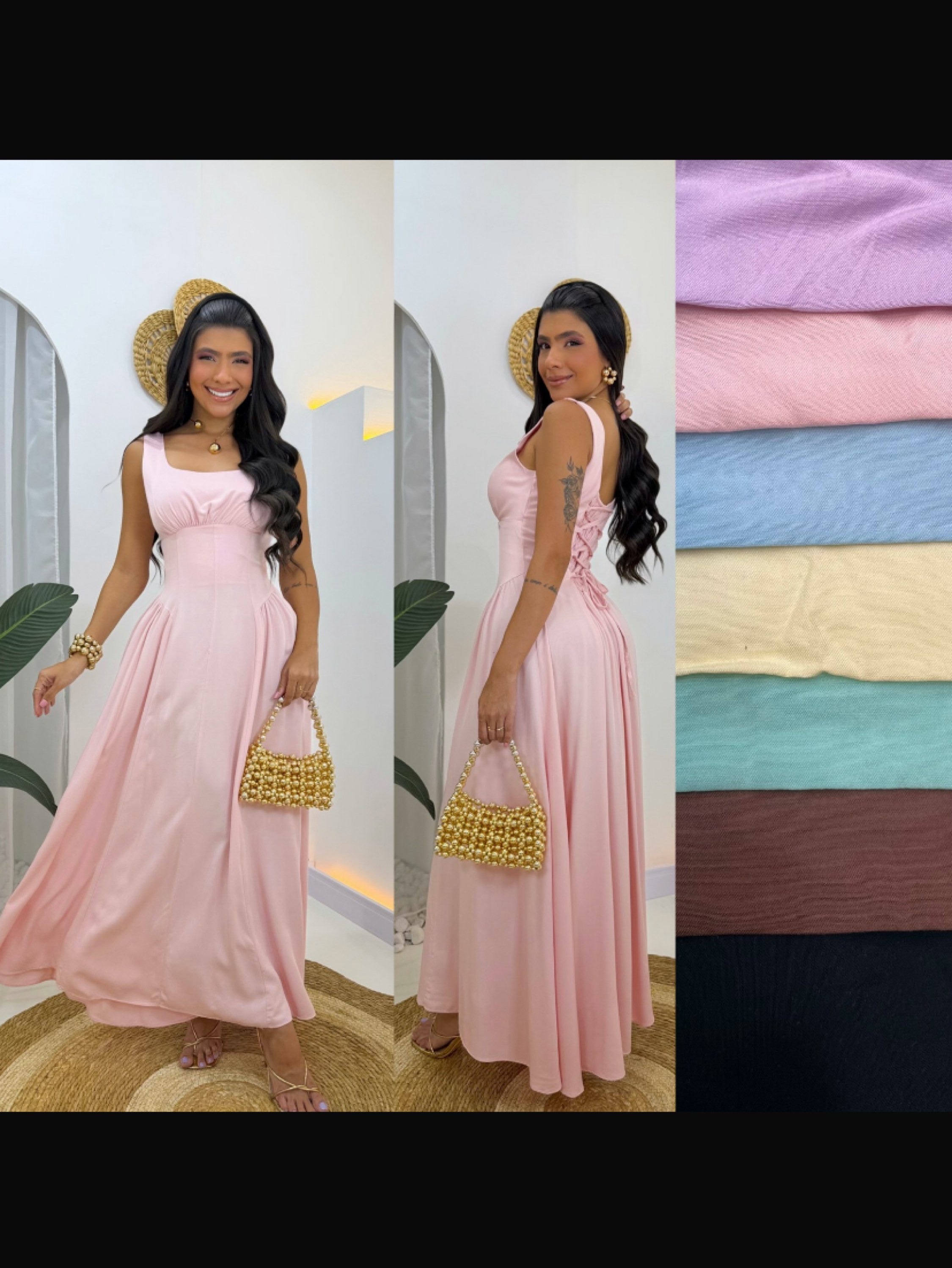Vestido Gaby longo