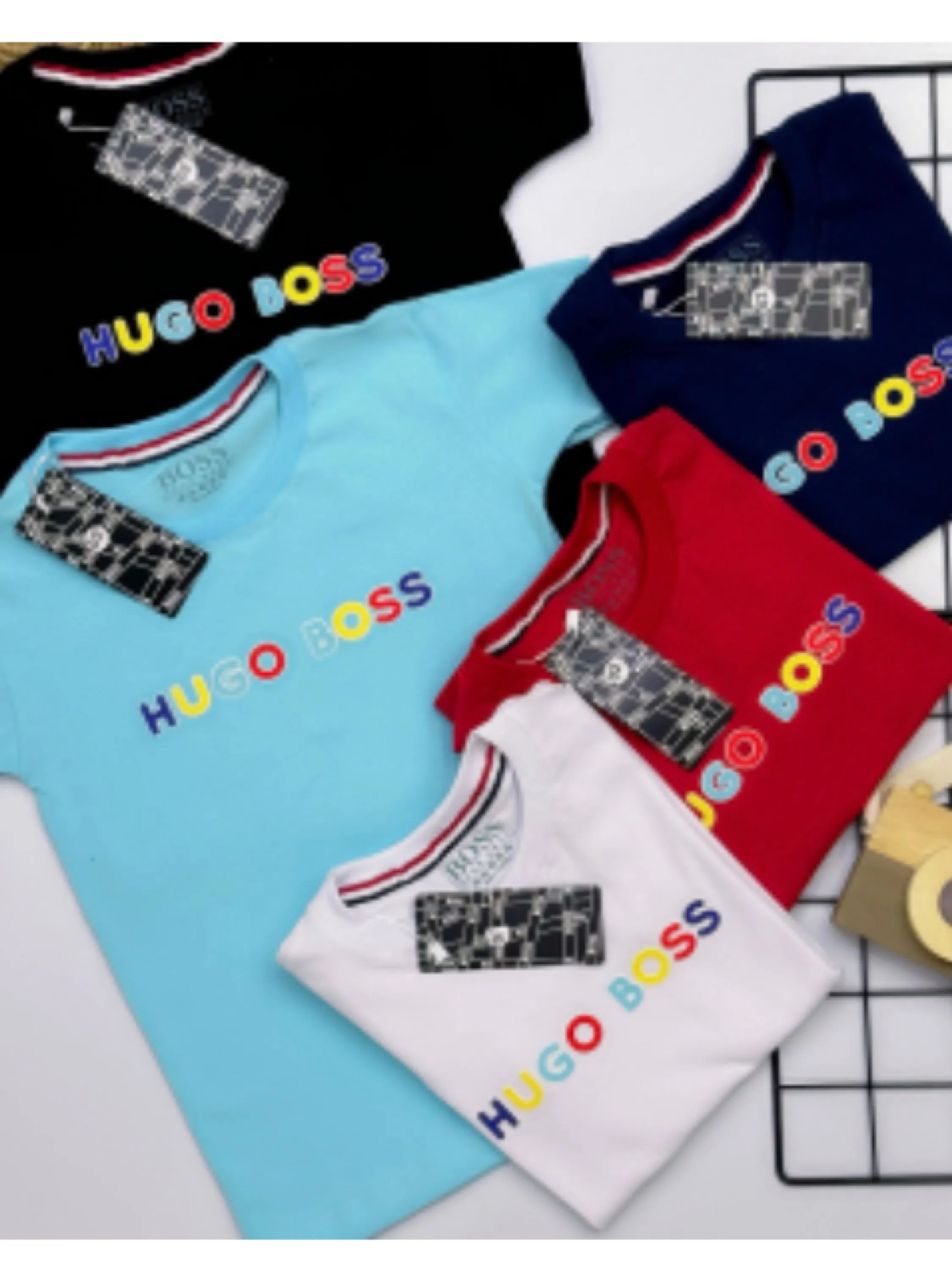 Camiseta Boss malha peruana infantil /juvenil linha premium