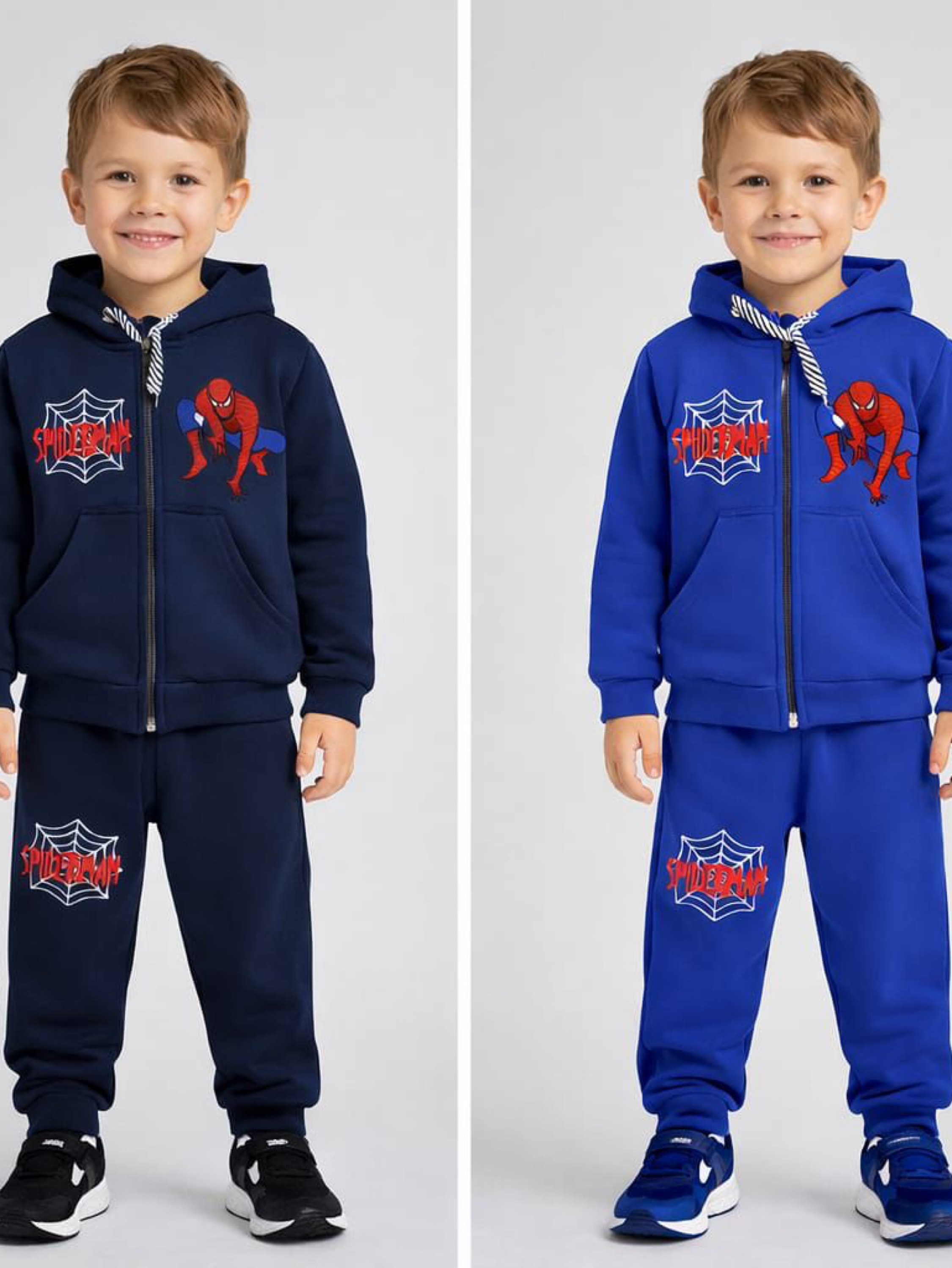 Conjunto de moletom 2 cabos Infabtil coleção spidermen