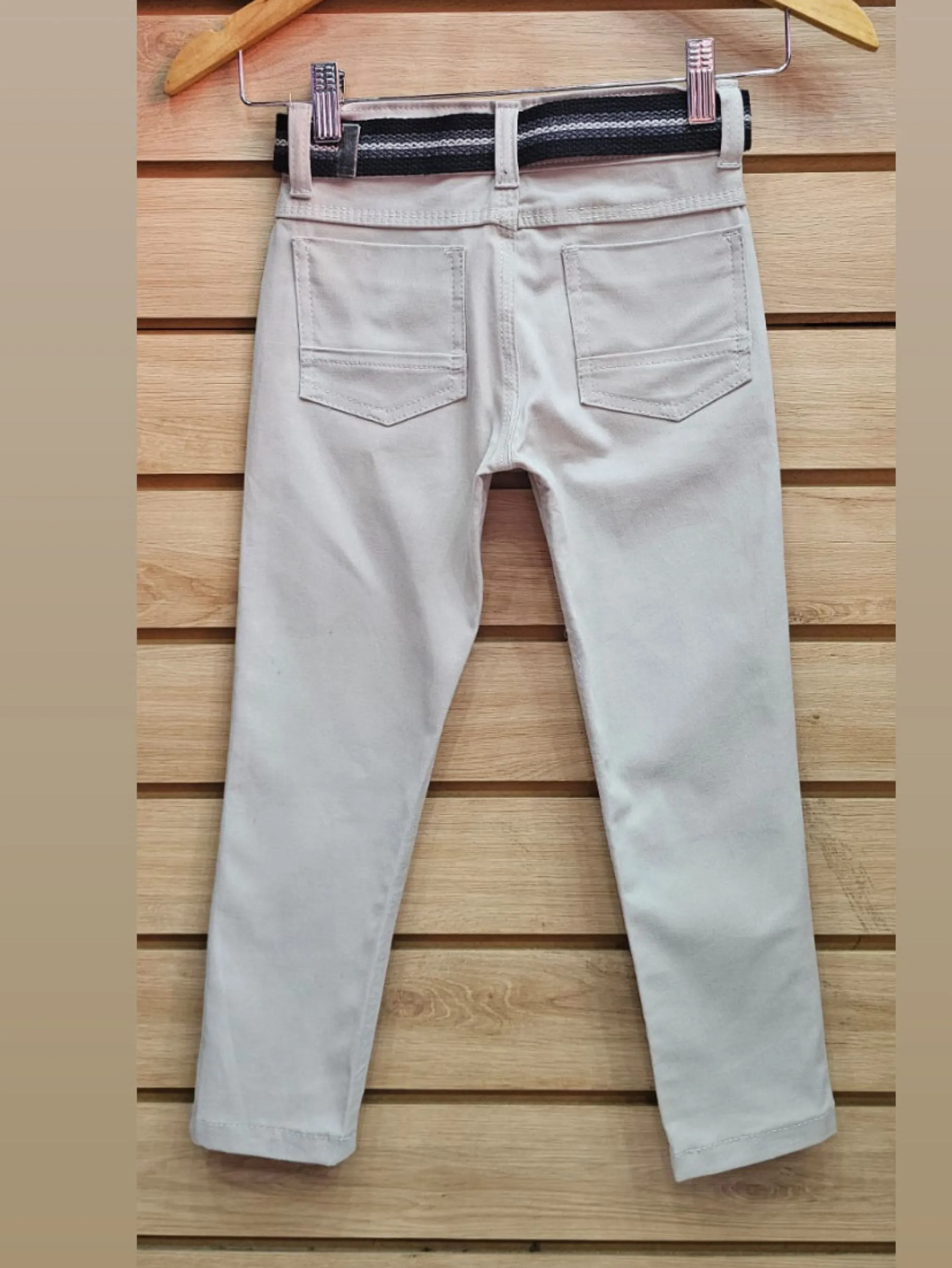 Calça premium de sarja juvenil