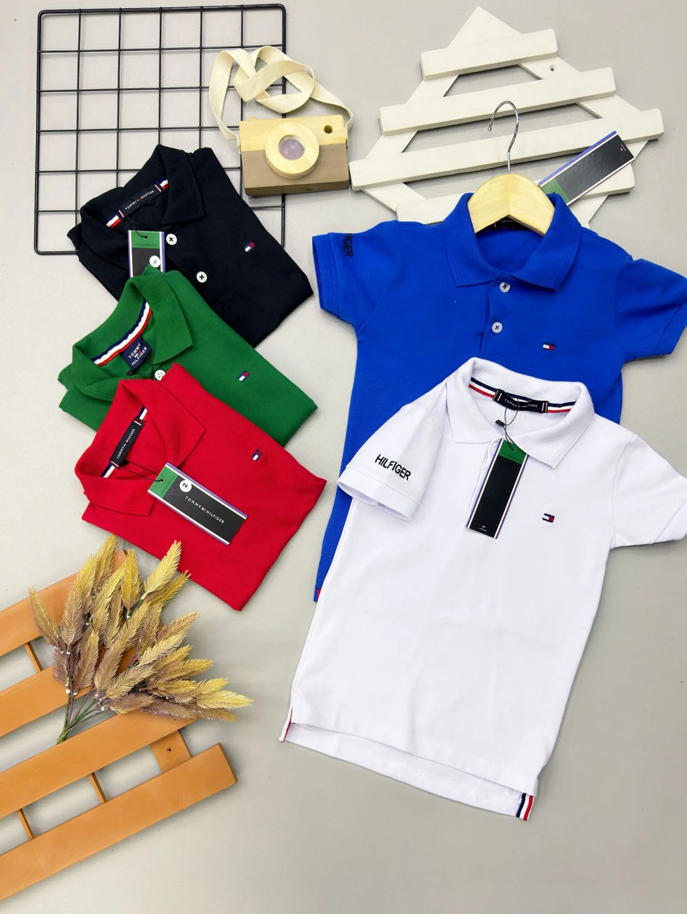 Camiseta gola polo tommy infantil/juvenil