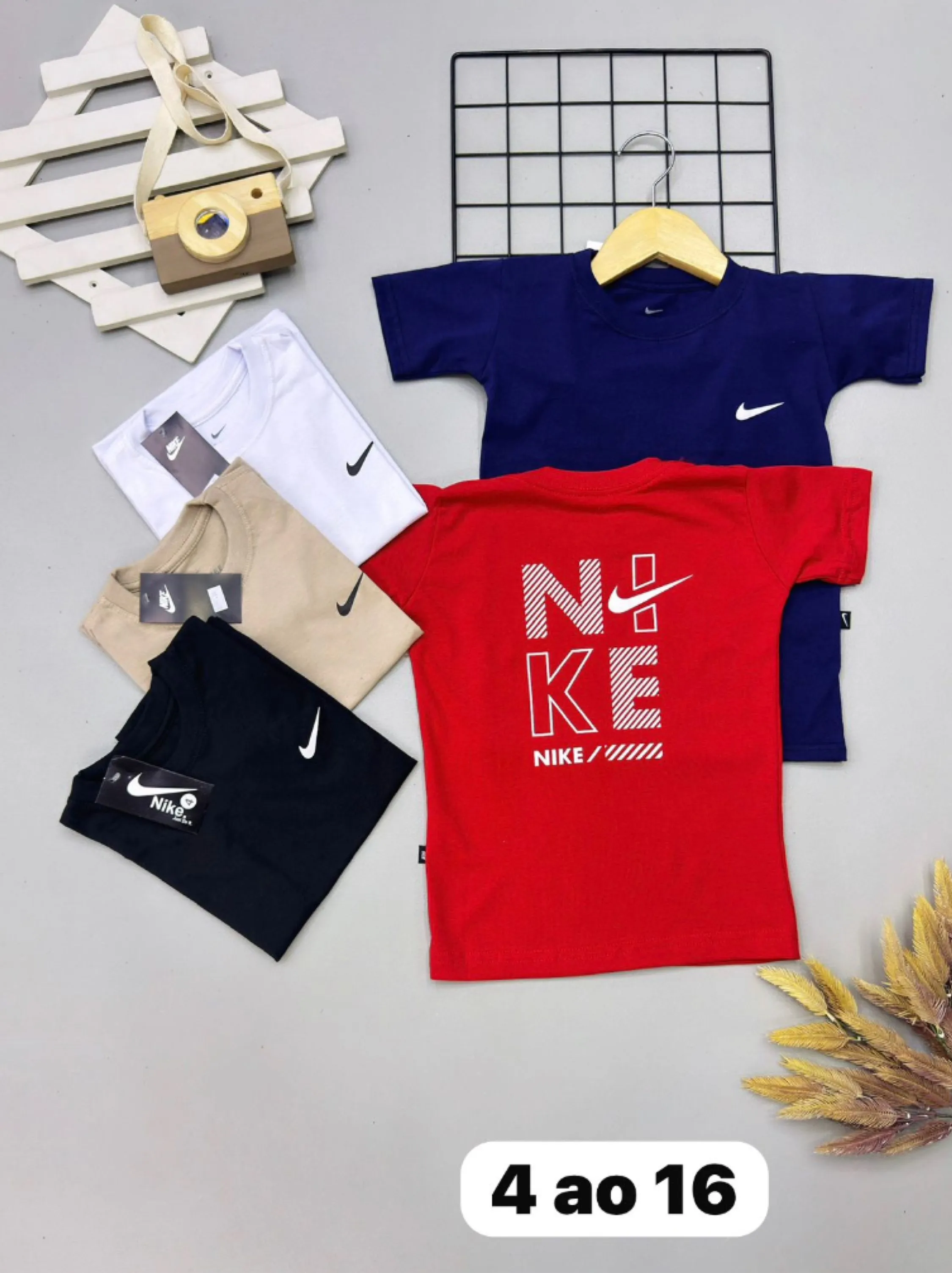 Camiseta Nike manga curta infantil/juvenil 100% algodao