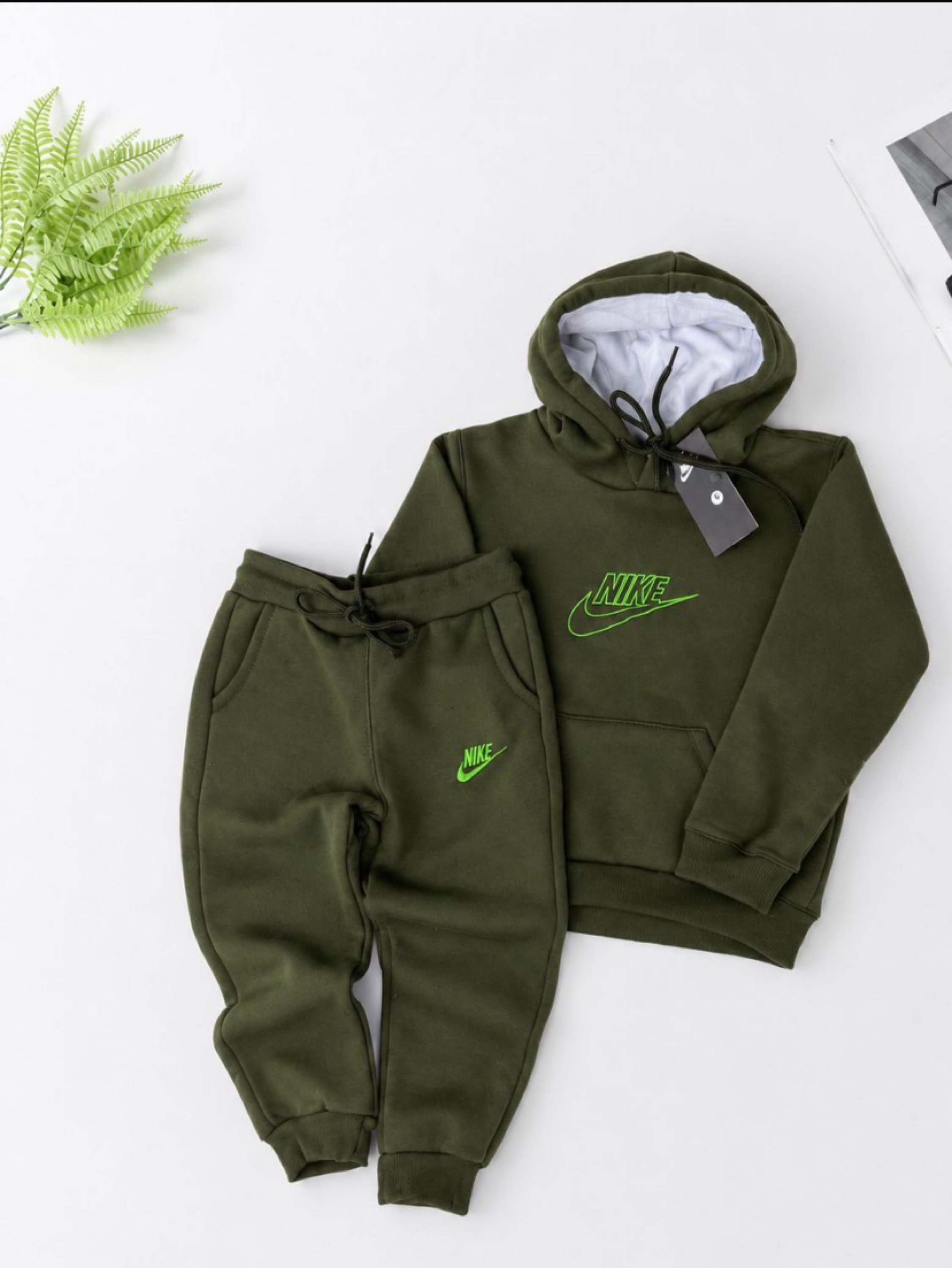 Conjunto de moletom Nike infantil/juvenil