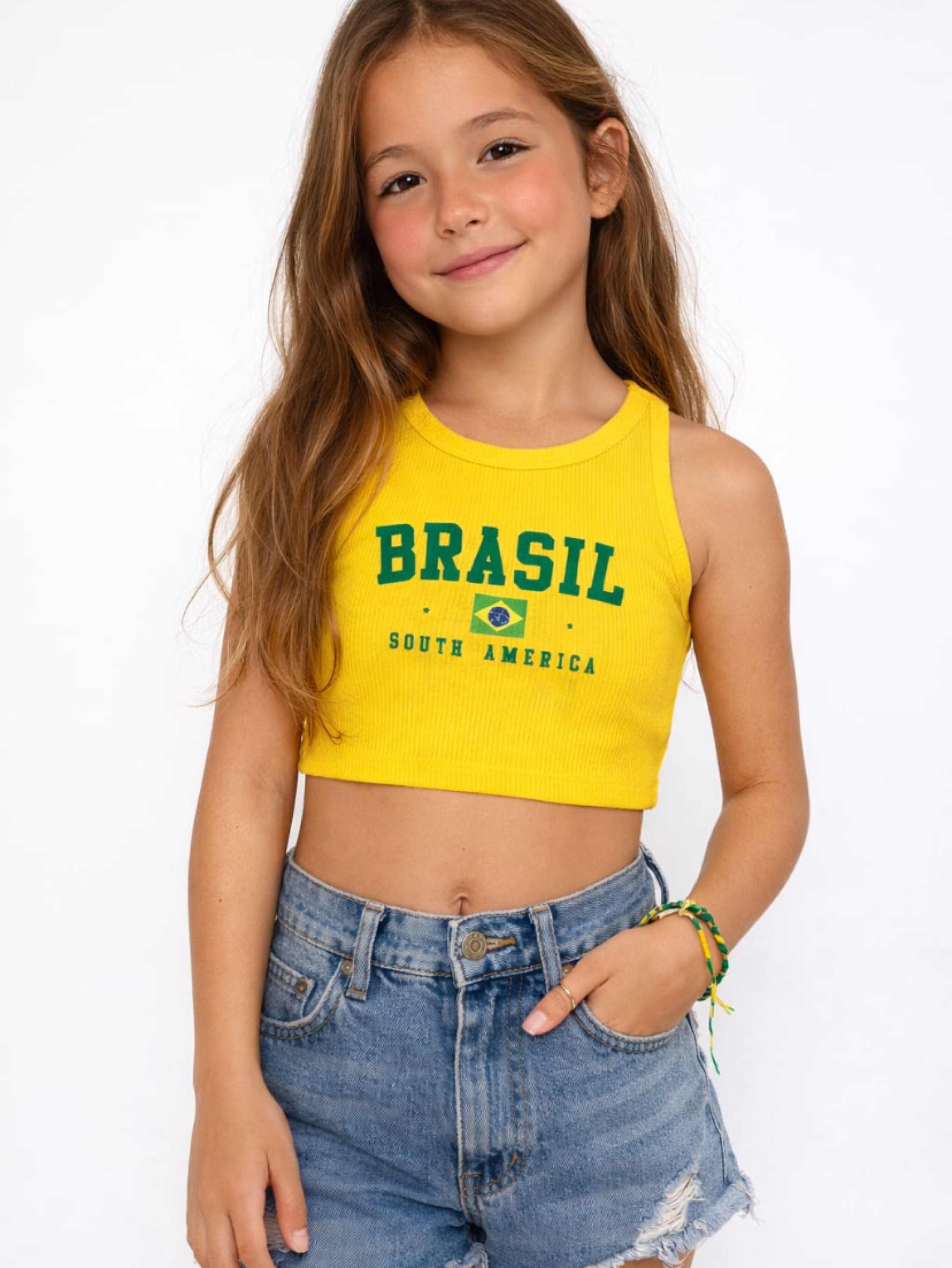 Kit 3 regata Brasil juvenil