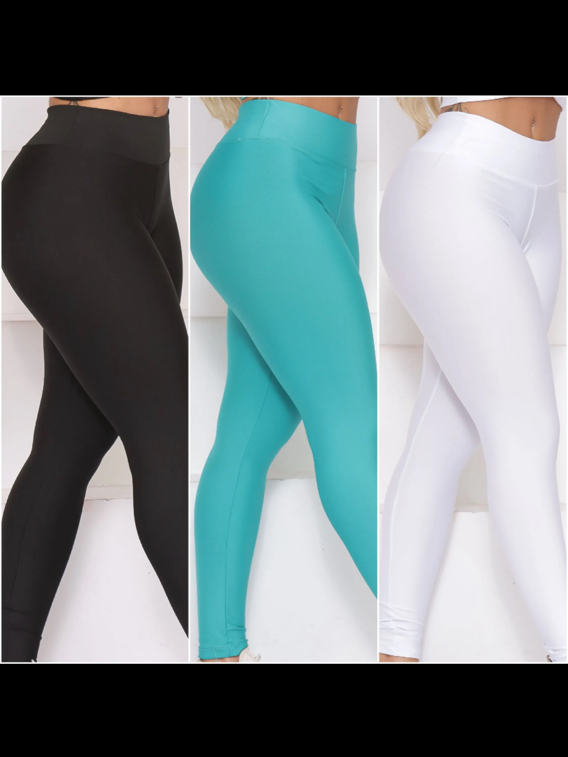 Calça legging tecido suplex zero transparente