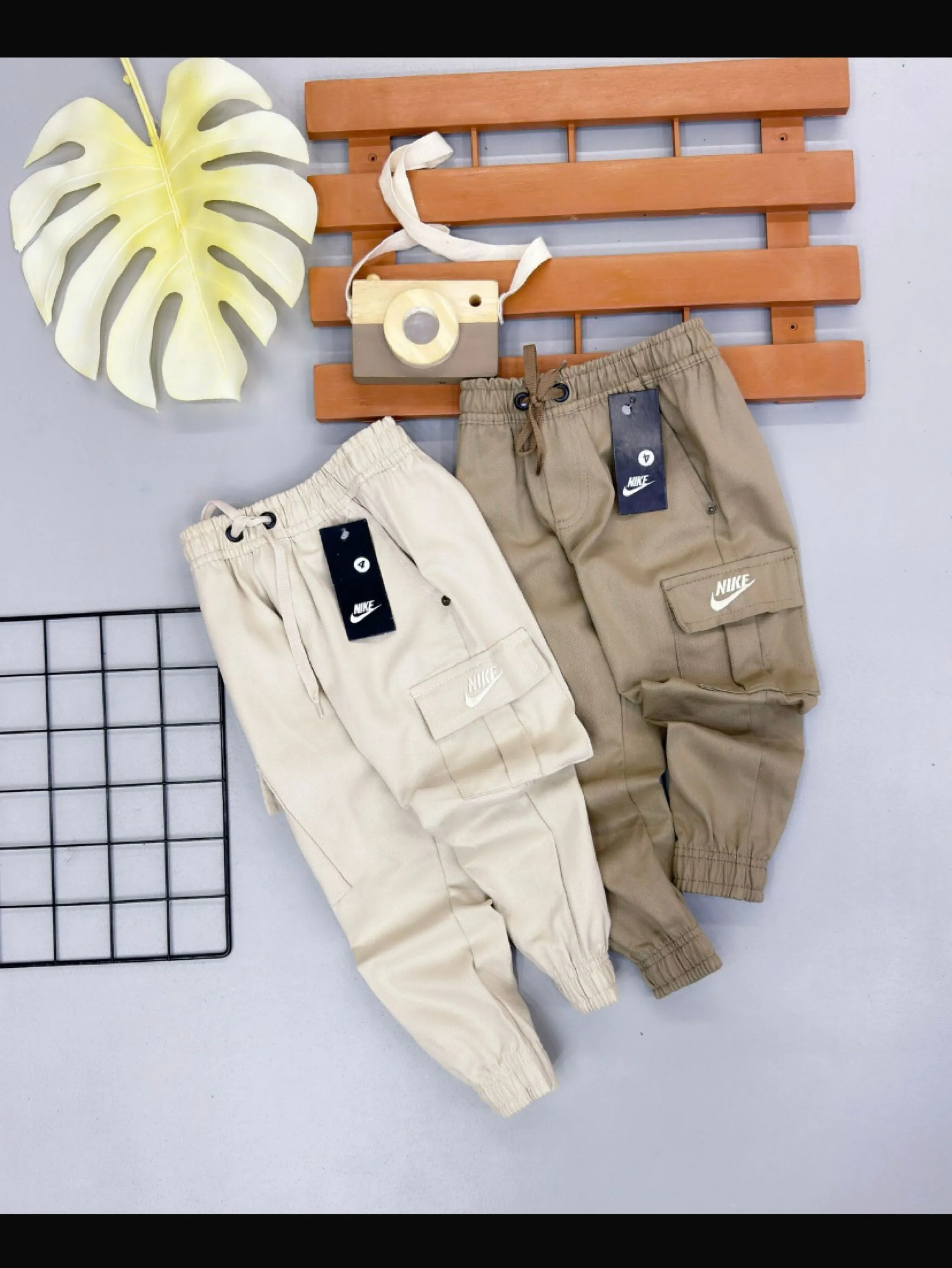 Calça Brim nike infantil/juvenil cargo