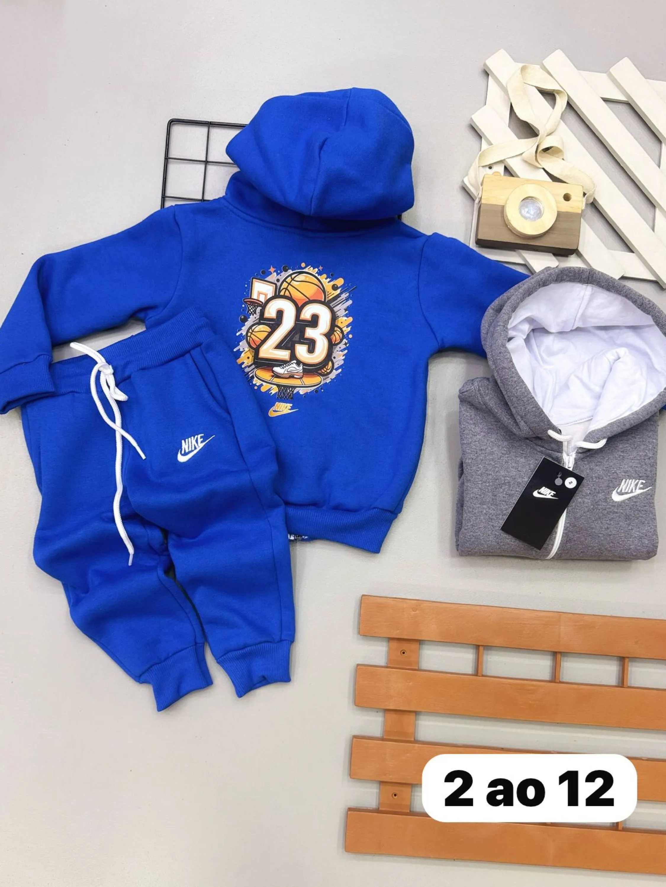 Conjunto Nike de moletom 3 cabos infantil/juvenil
