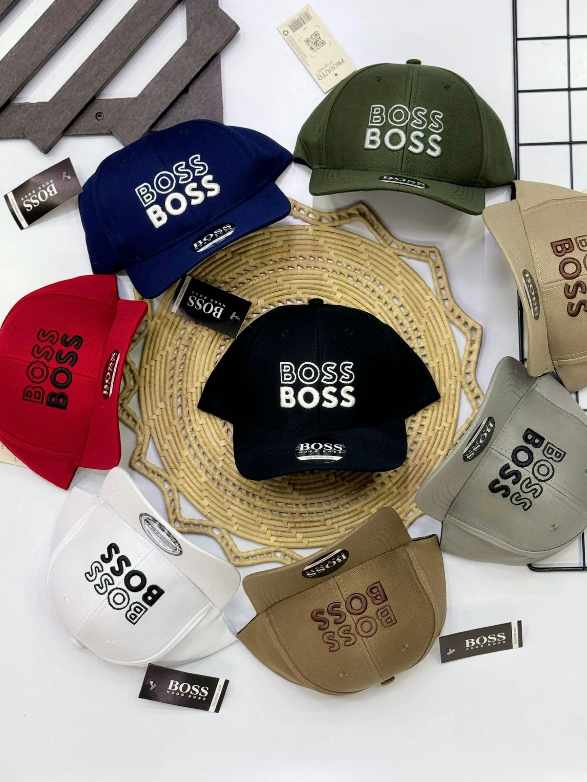 Boné Boss infantil veste de 5 a 10 anos