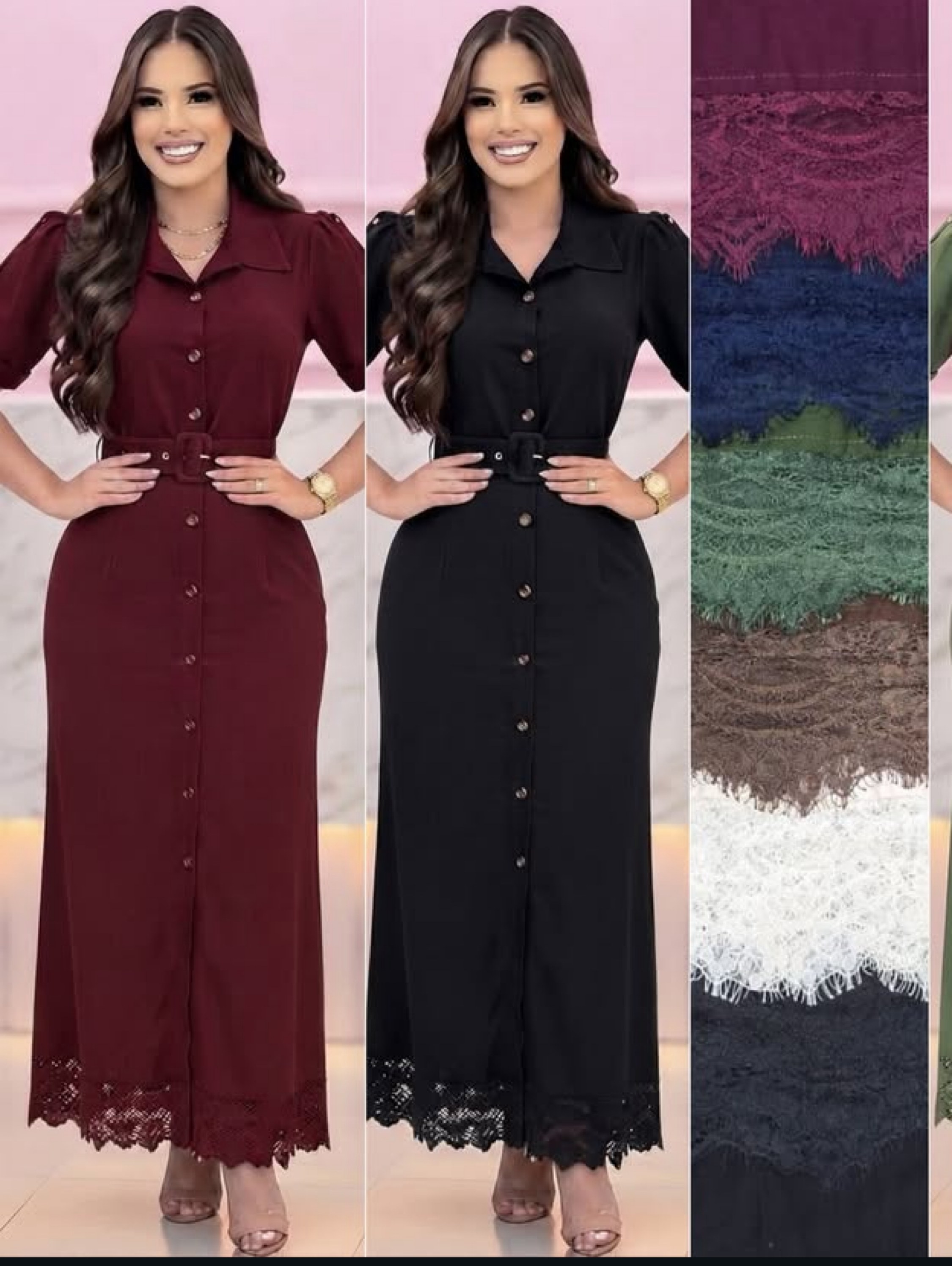 Vestido Chamise longo