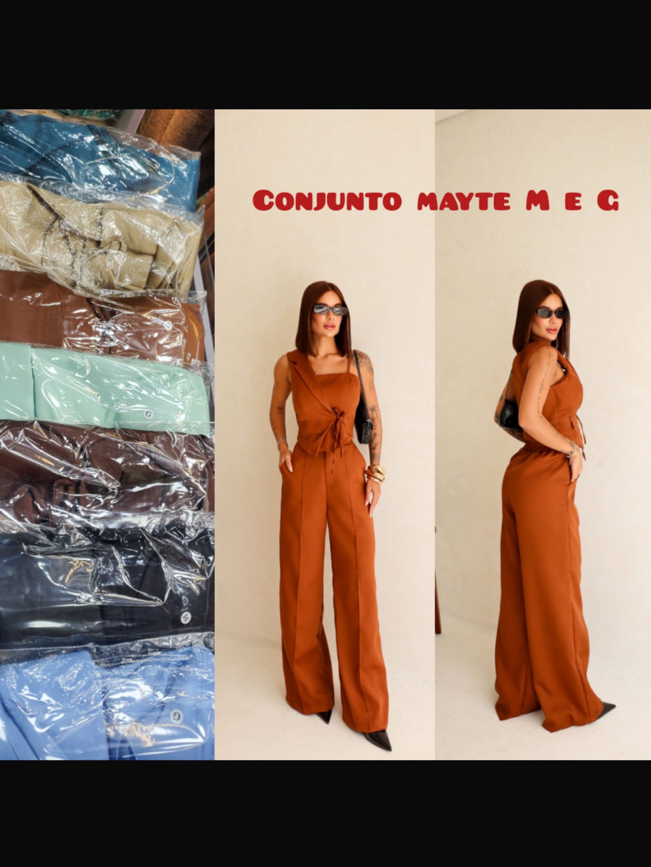 Conjunto Mayte calça e blusa