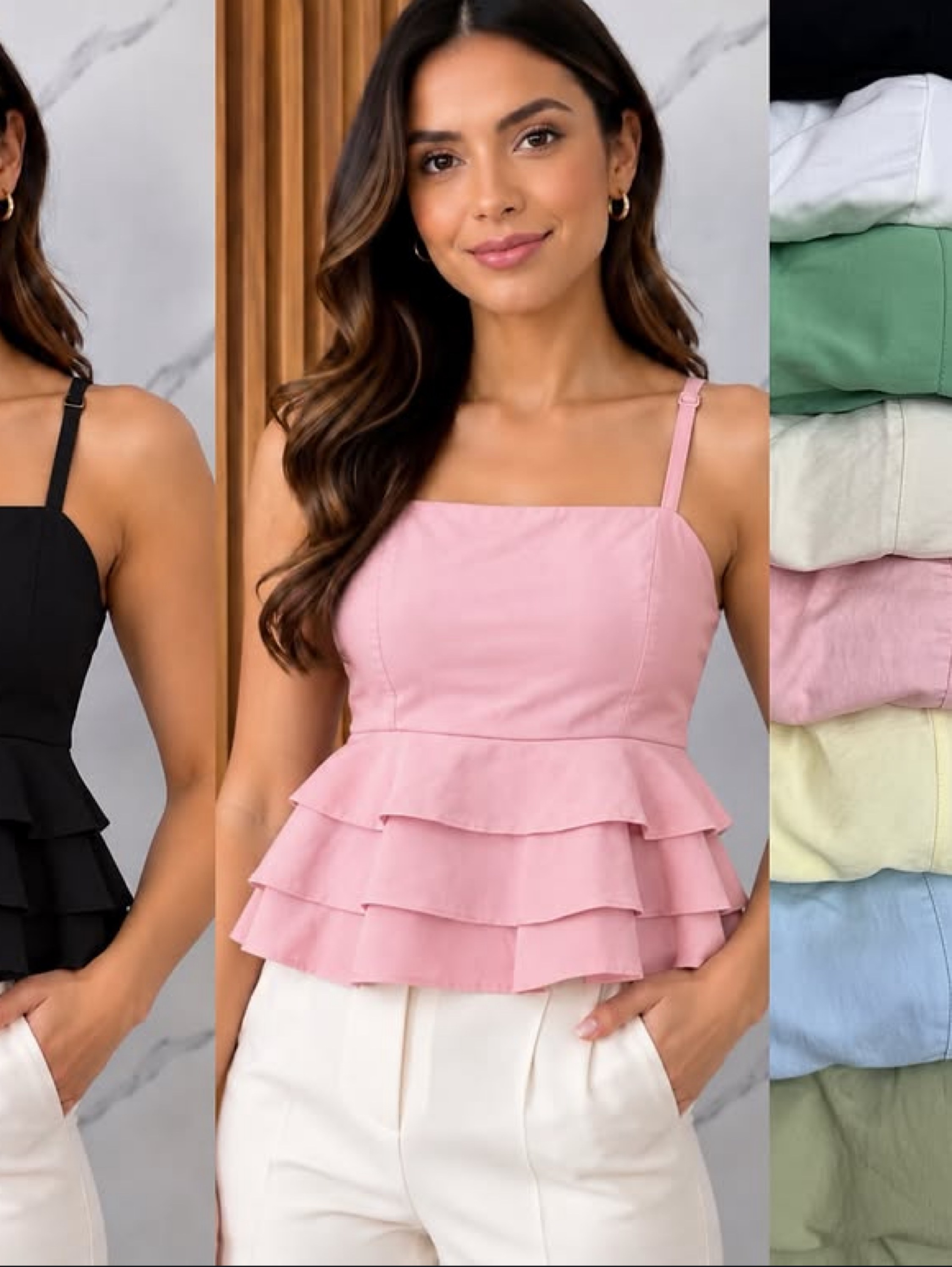 Blusa bata babado