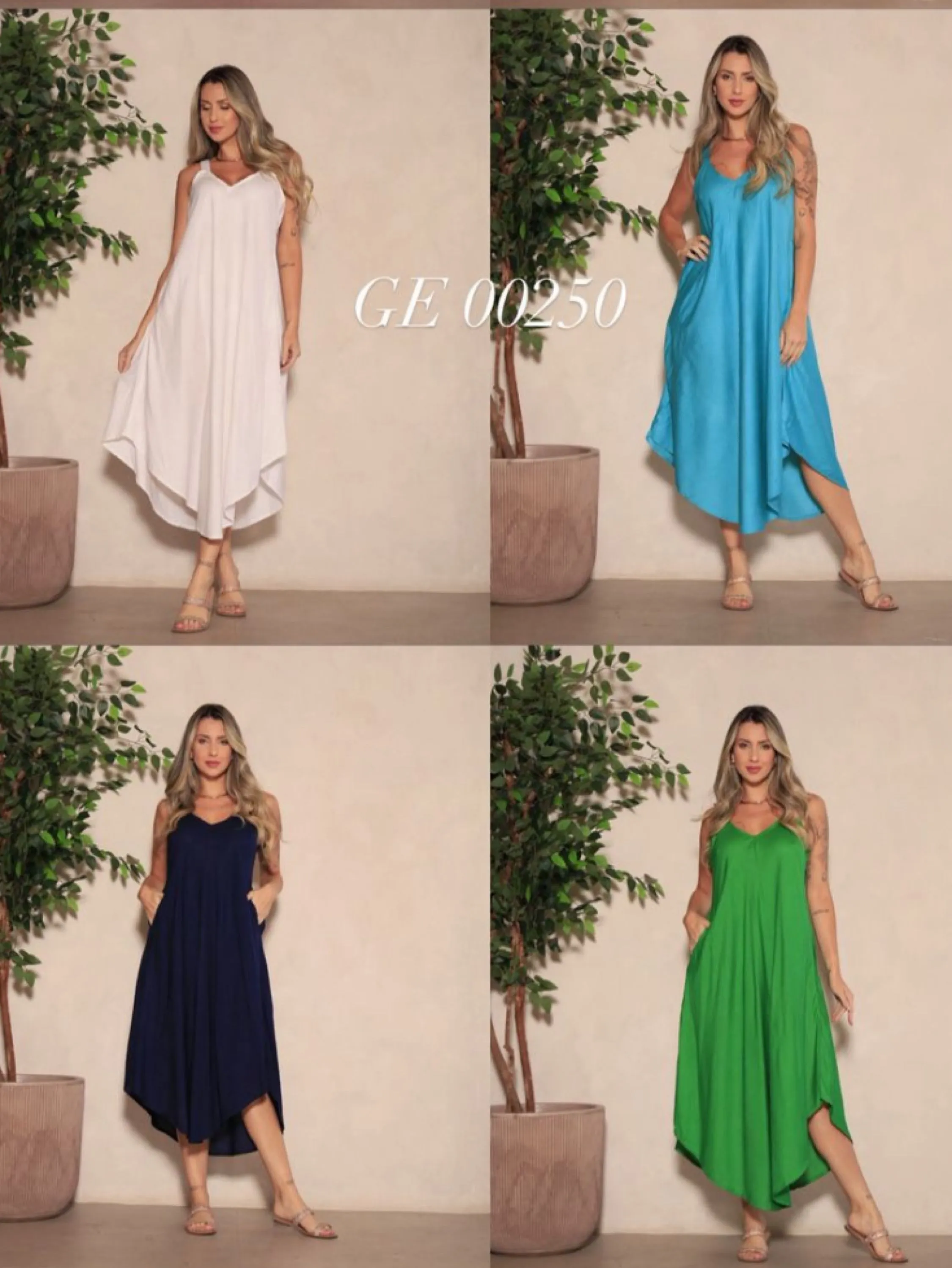 Vestido trapézio liso ,alça  regulável tecido viscose