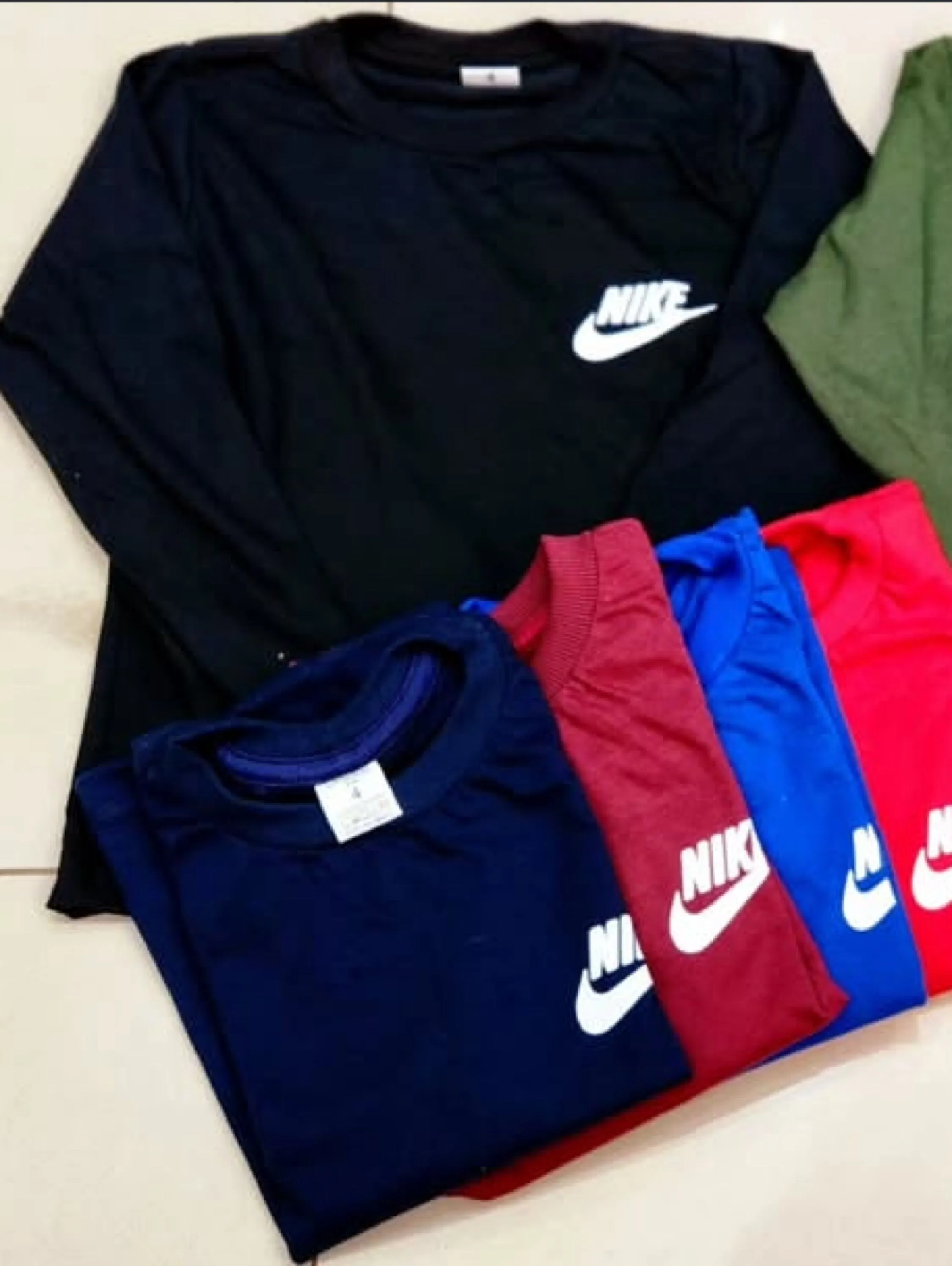 Camiseta manga longa Nike 100%algodao