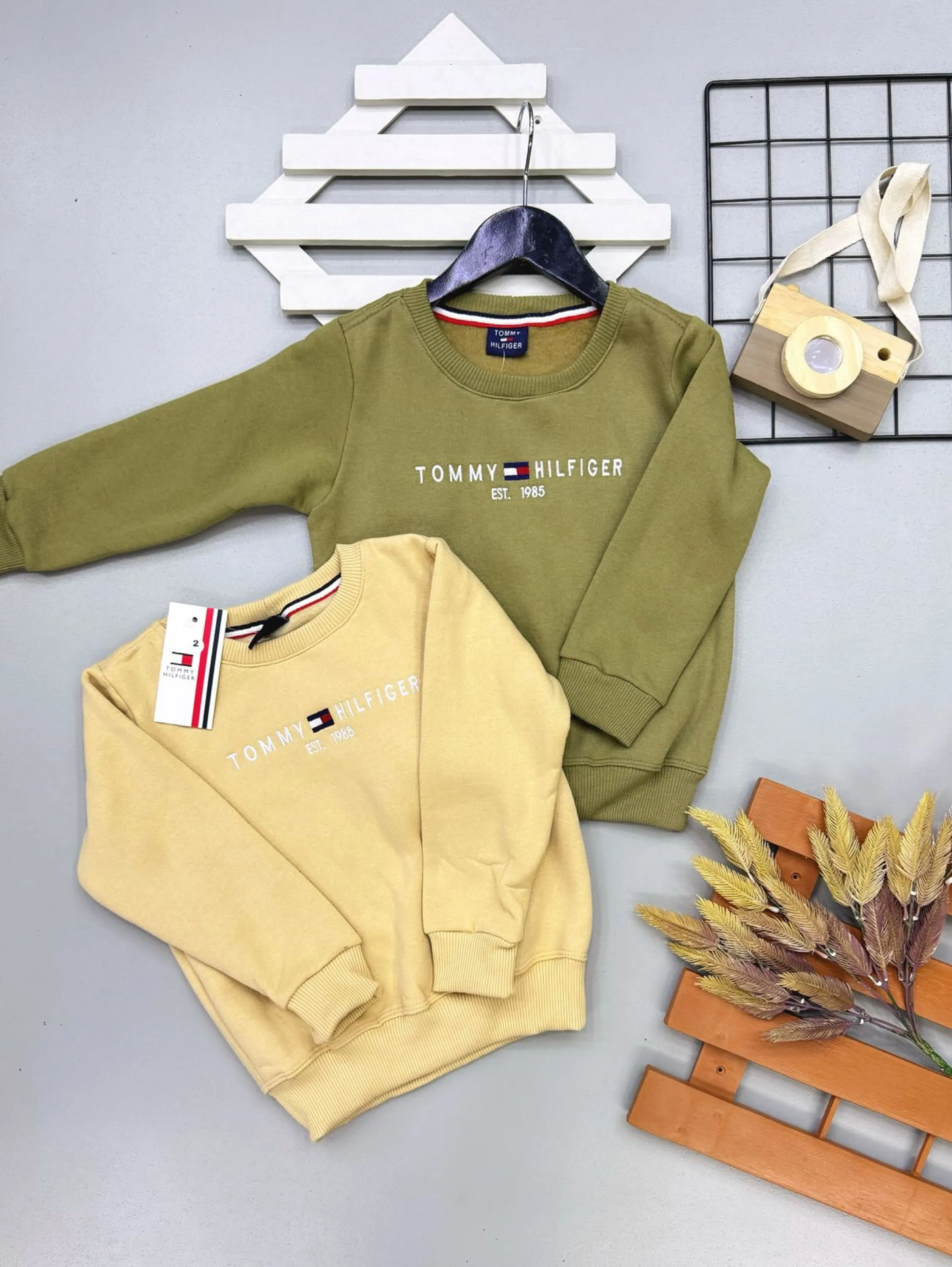 Blusa moletom gola careca Tommy infantil/juvenil