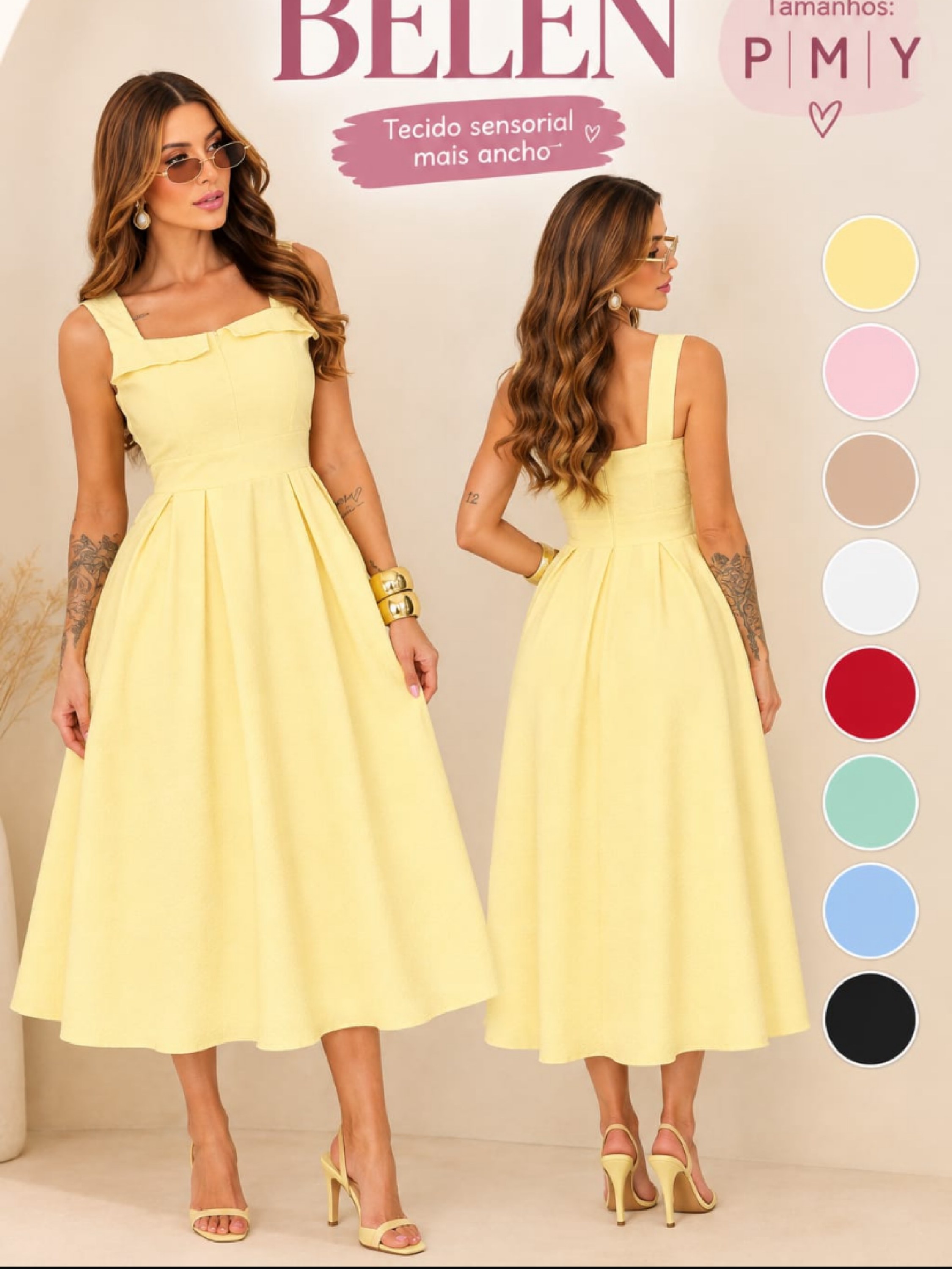 Vestido longuete Belém