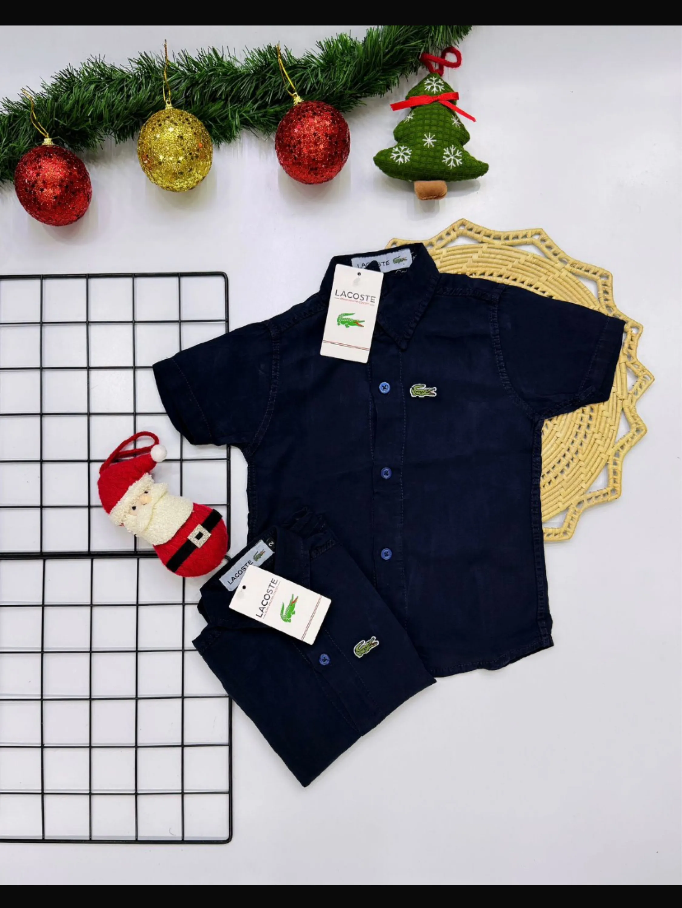 Camisa manga curta Lacoste infantil /juvenil