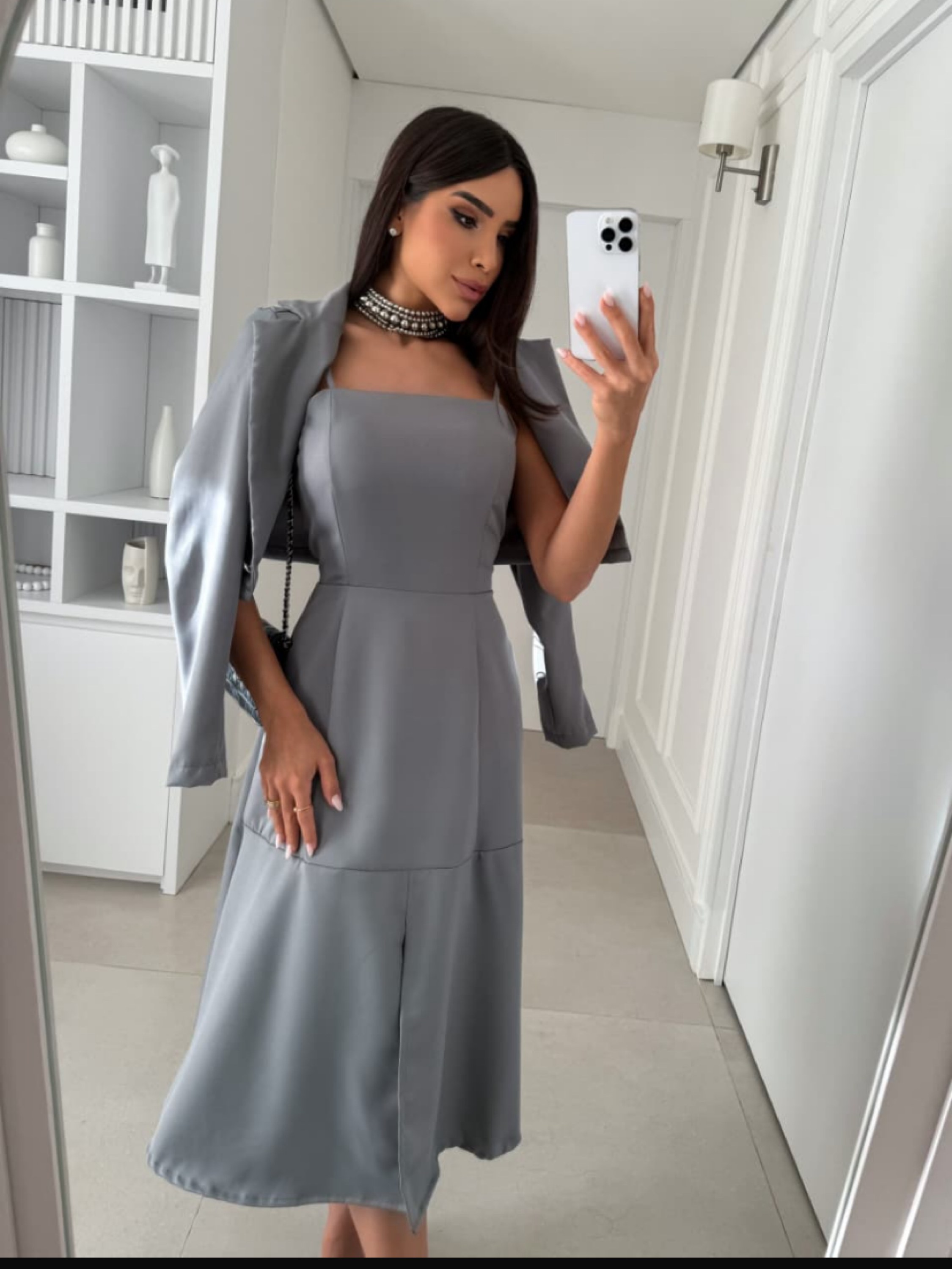 Vestido Raquel com casaco