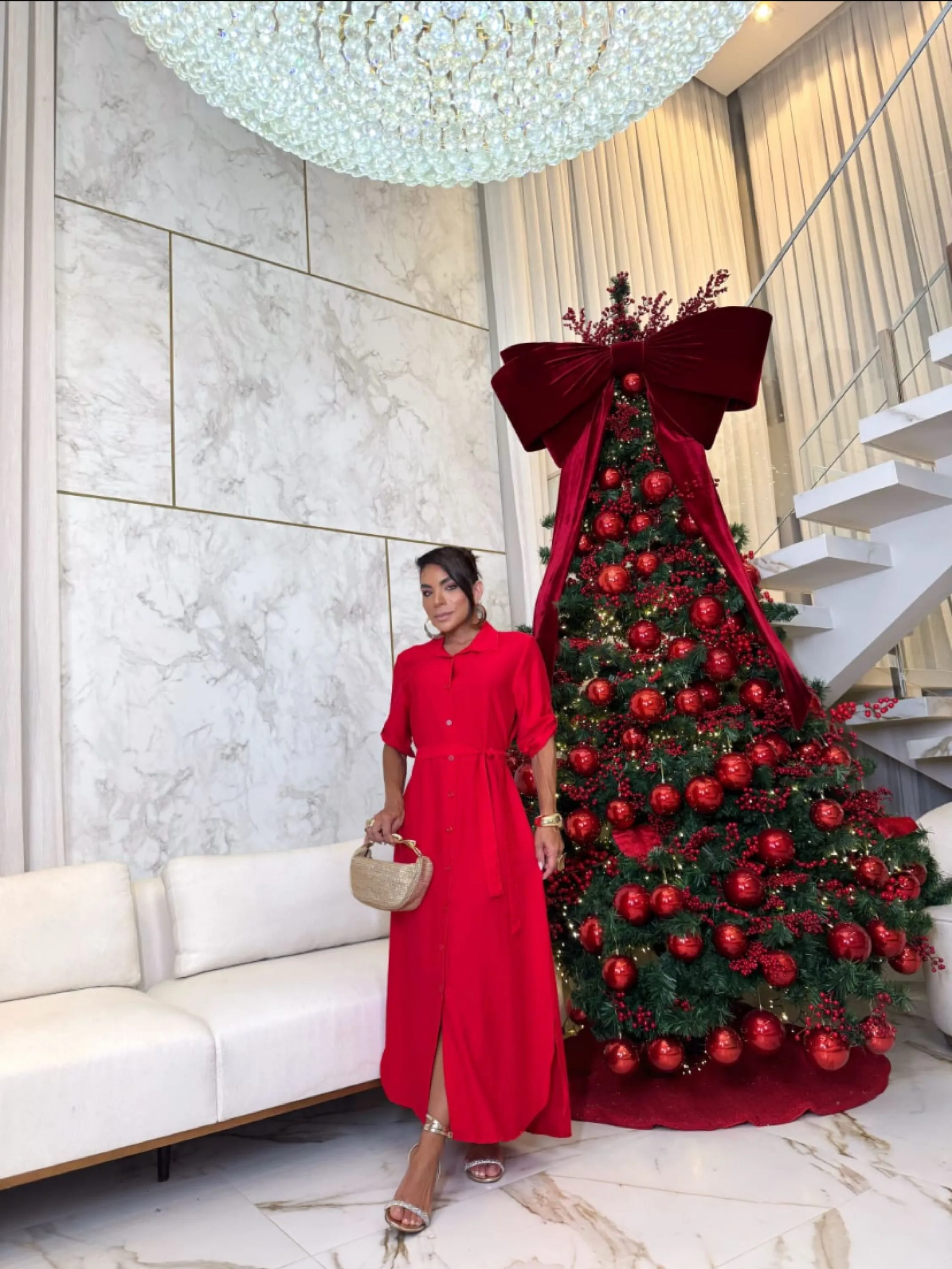 Chamise longa manga 3/4 regulável