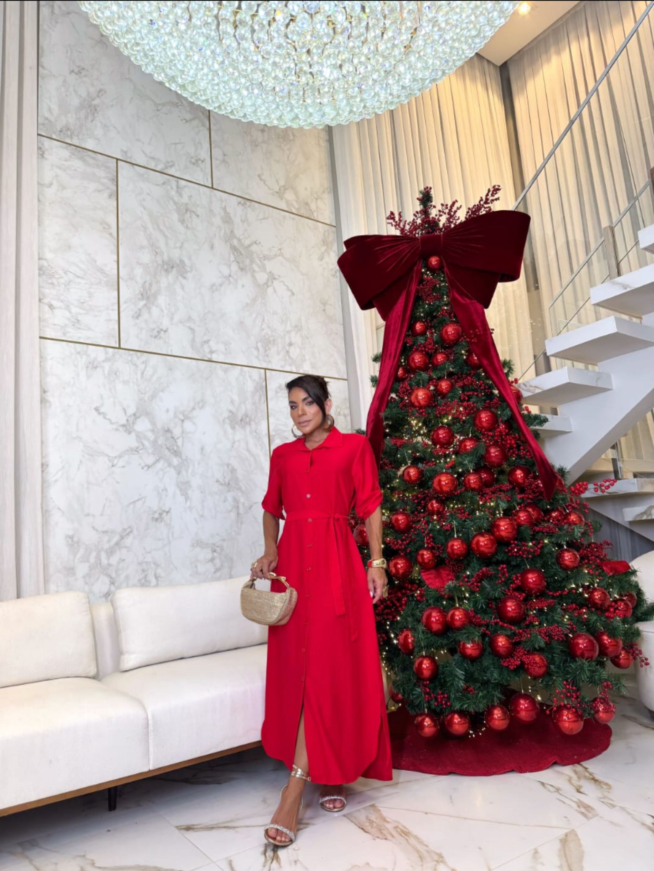 Chamise longa manga 3/4 regulável