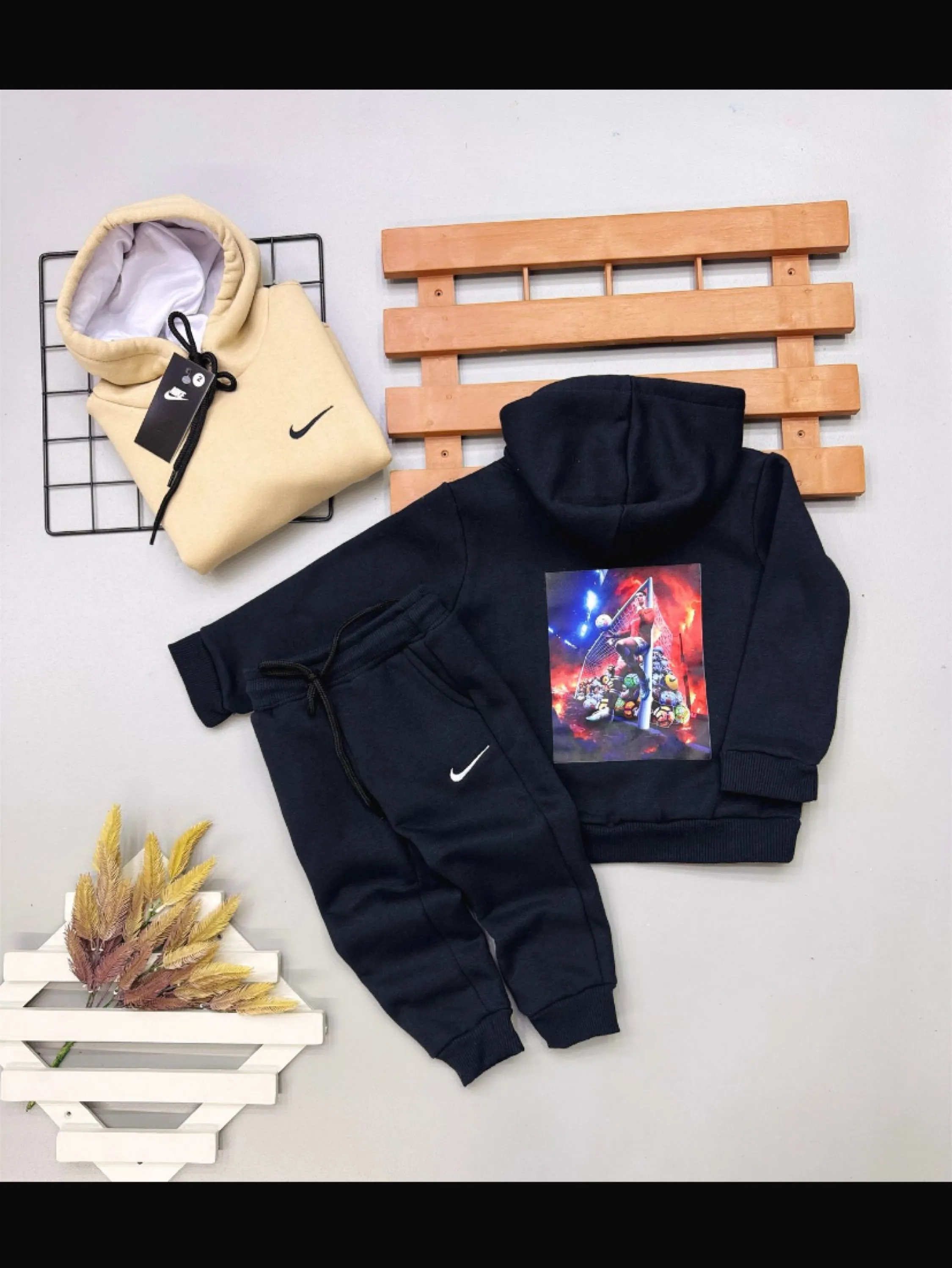 Conjunto nike canguru moletom 3 cabos infantil /juvenil